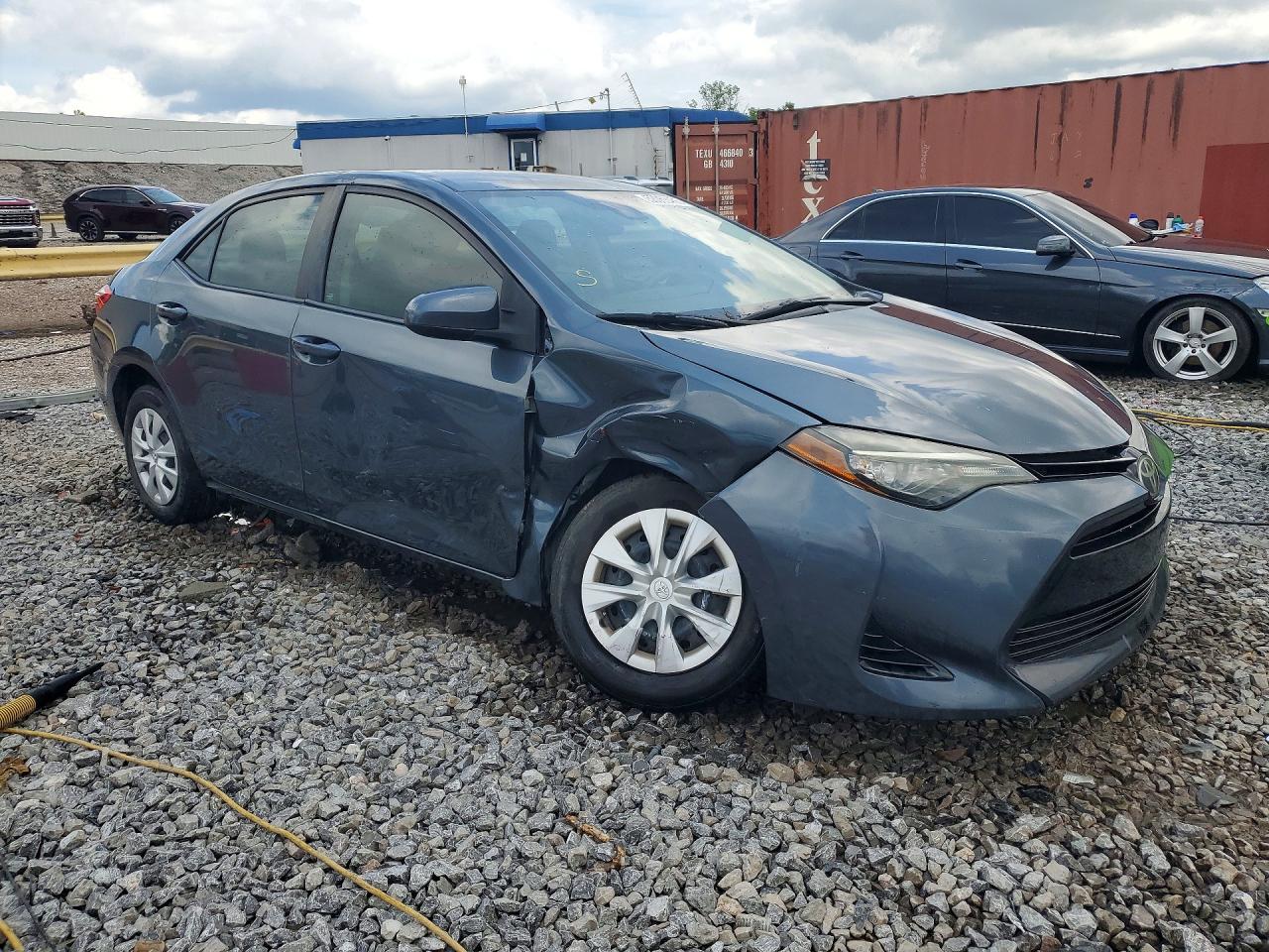 2017 Toyota Corolla L Gray vin: 2T1BURHEXHC787493