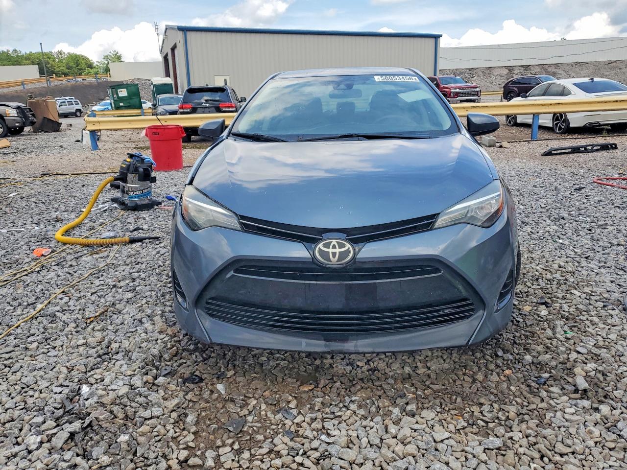 2017 Toyota Corolla L Gray vin: 2T1BURHEXHC787493