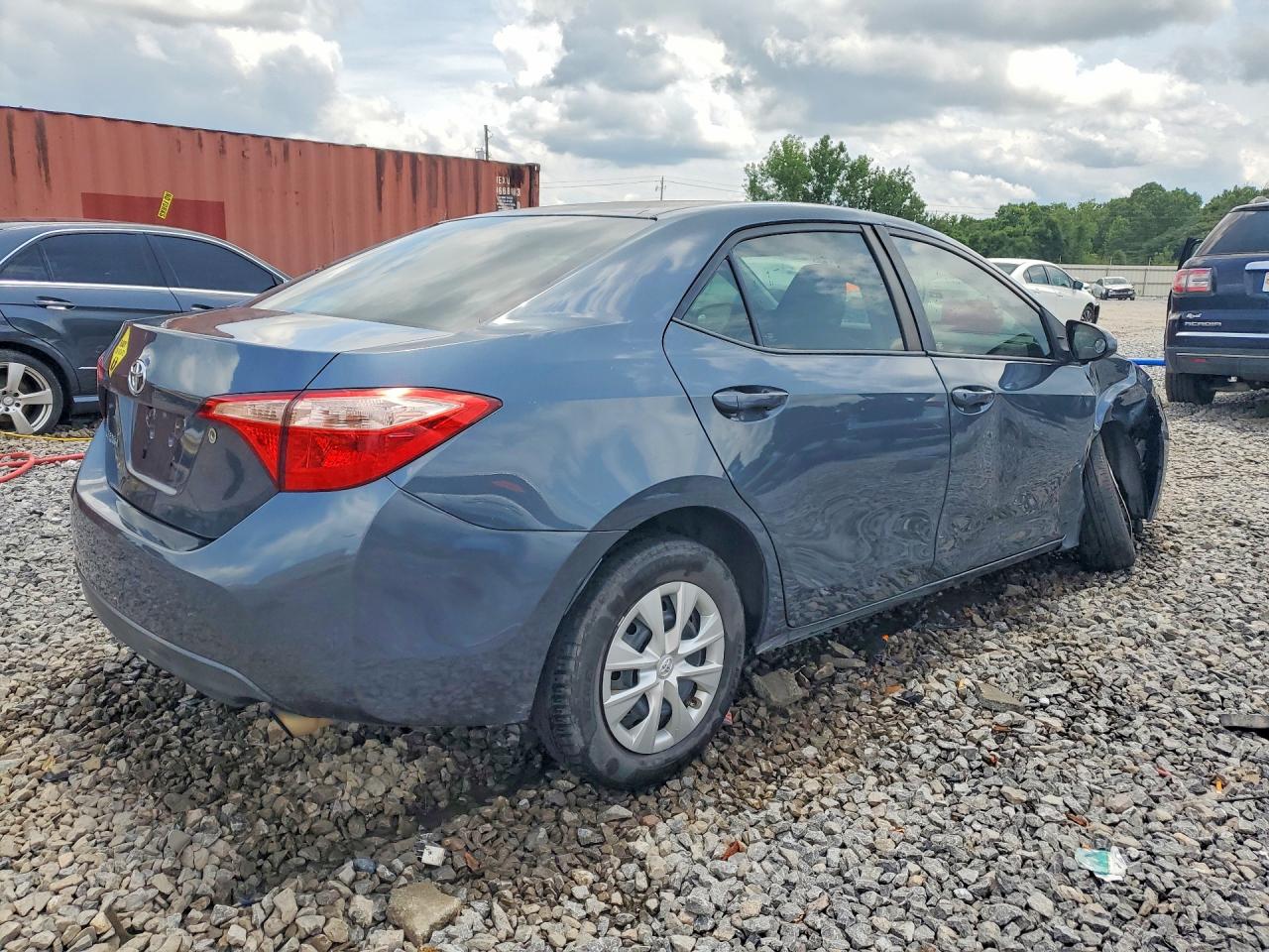 2017 Toyota Corolla L Gray vin: 2T1BURHEXHC787493