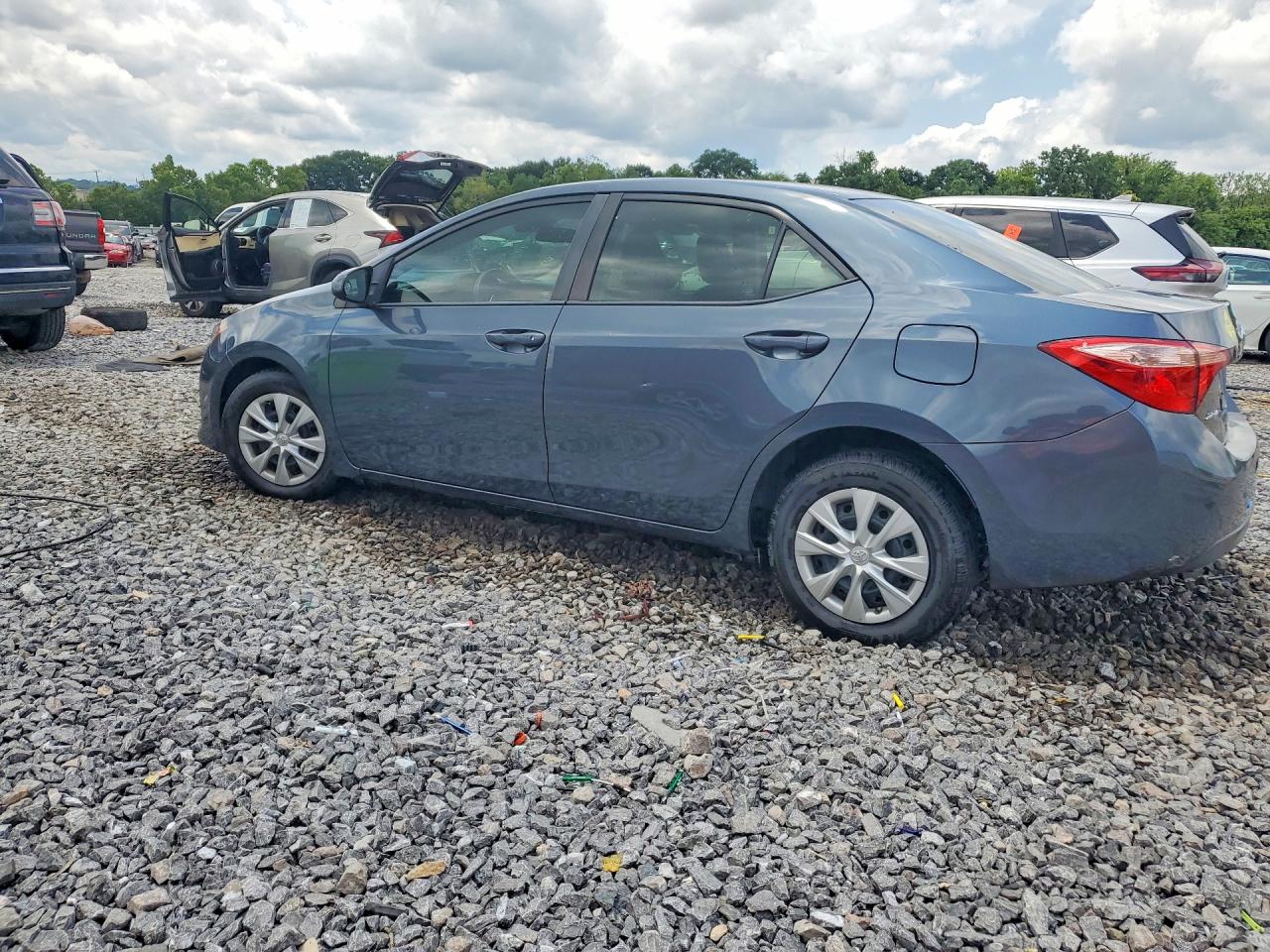 2017 Toyota Corolla L Gray vin: 2T1BURHEXHC787493