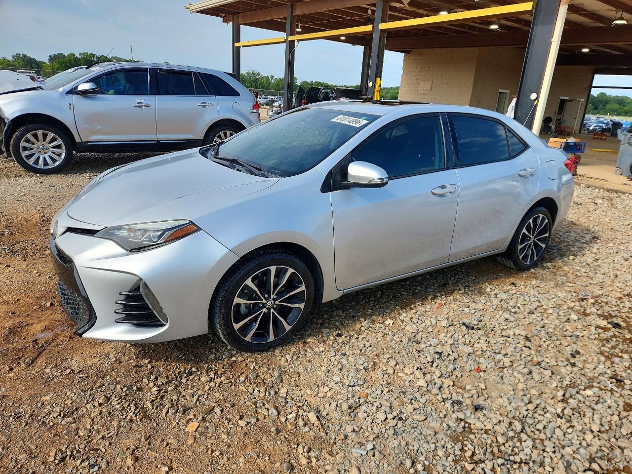 2018 Toyota Corolla Se Silver vin: 2T1BURHEXJC034195