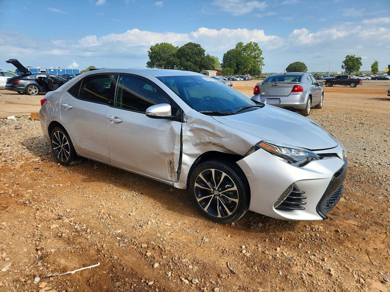 2018 Toyota Corolla Se Silver vin: 2T1BURHEXJC034195