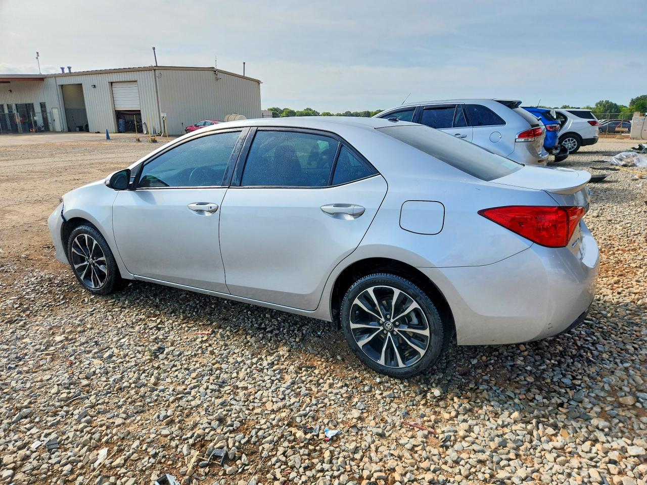 2018 Toyota Corolla Se Silver vin: 2T1BURHEXJC034195