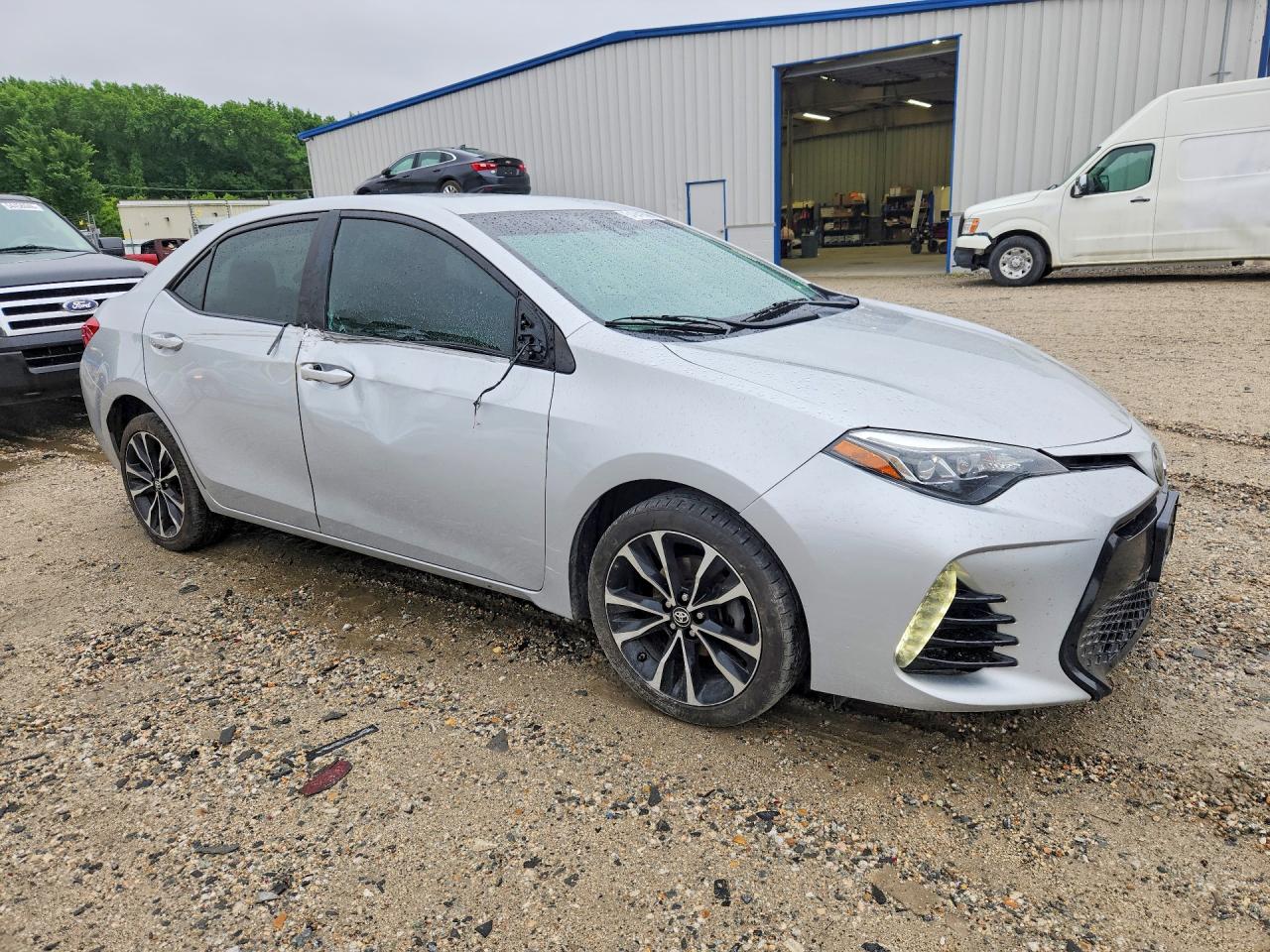 2019 Toyota Corolla Se Silver vin: 2T1BURHEXKC150272