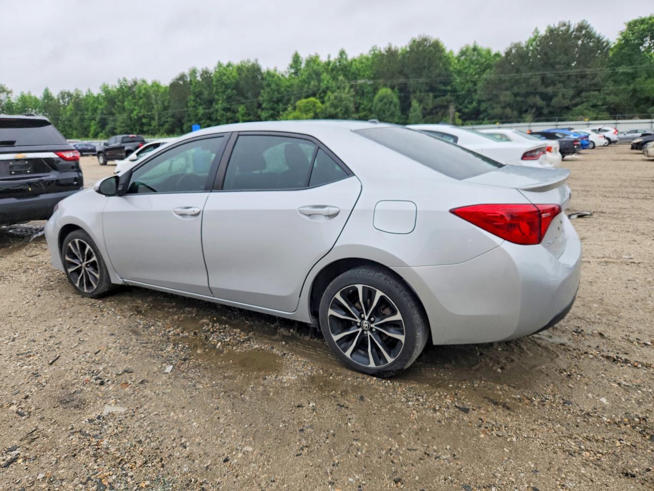 2019 Toyota Corolla Se Silver vin: 2T1BURHEXKC150272