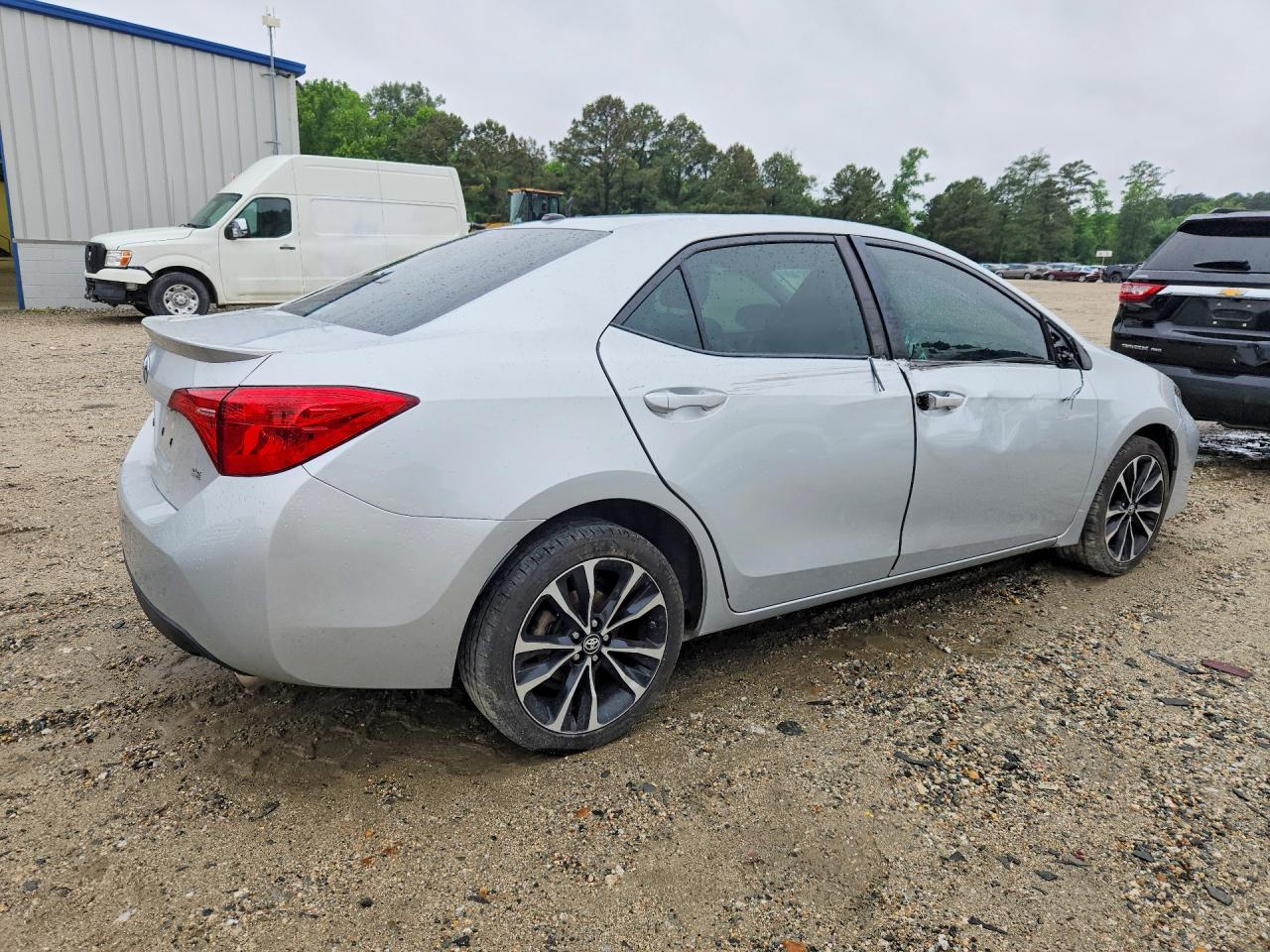 2019 Toyota Corolla Se Silver vin: 2T1BURHEXKC150272