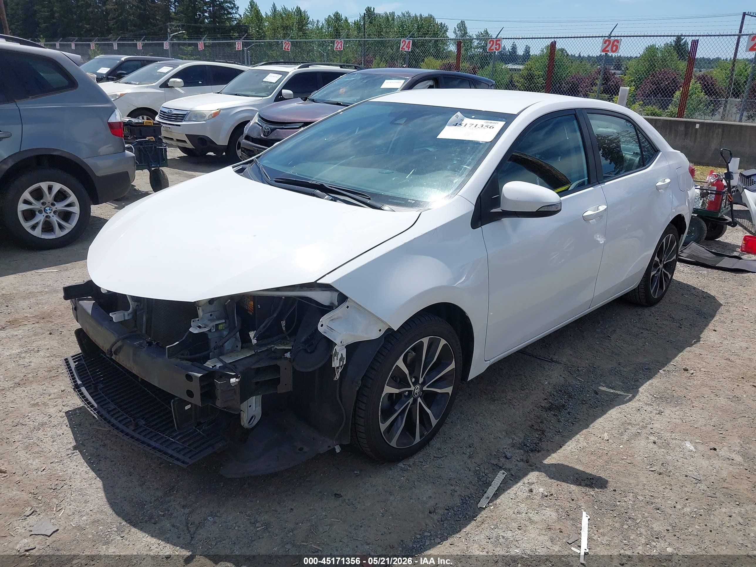 2019 Toyota Corolla Se White vin: 2T1BURHEXKC163958