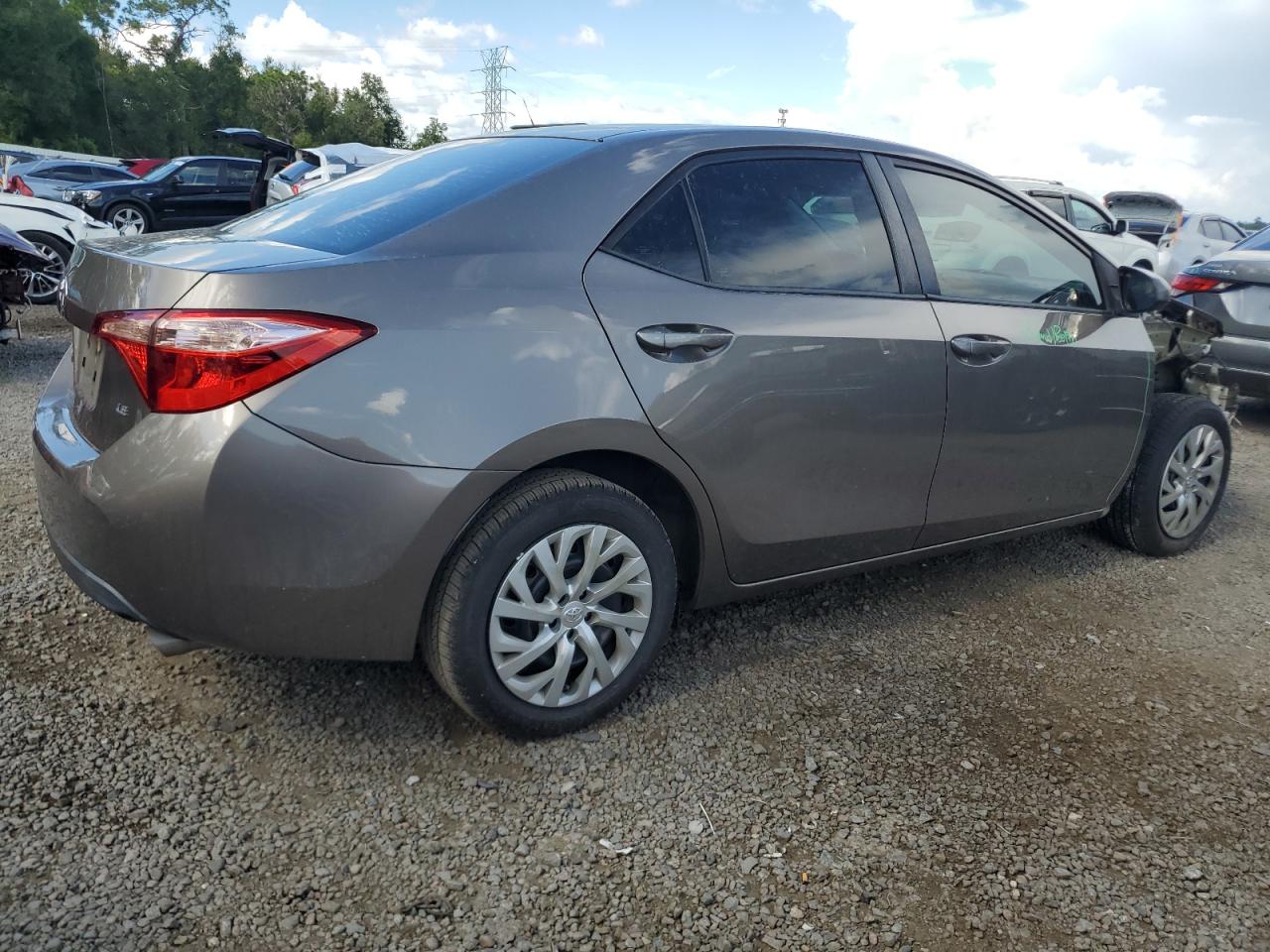 2019 Toyota Corolla L   Gray vin: 2T1BURHEXKC184583