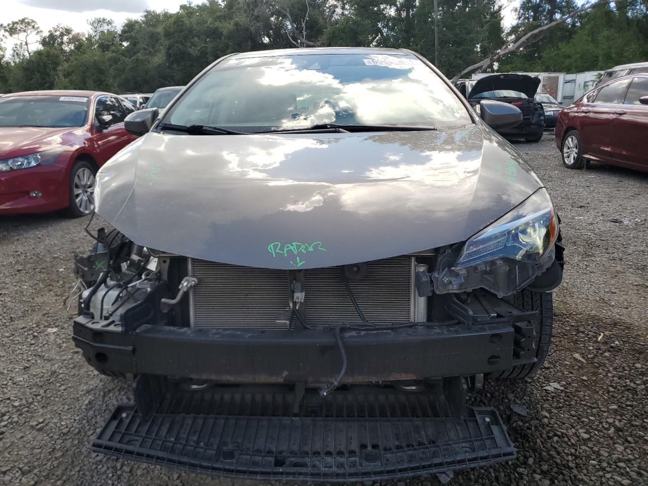 2019 Toyota Corolla L   Gray vin: 2T1BURHEXKC184583