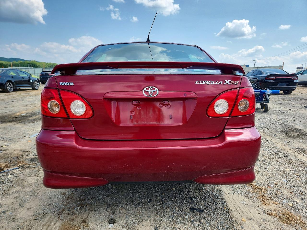 2006 Toyota Corolla Xrs Red vin: 2T1BY30E46C550475