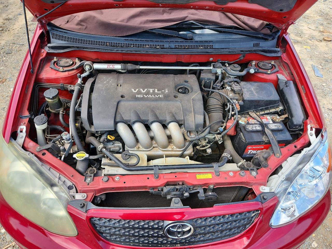 2006 Toyota Corolla Xrs Red vin: 2T1BY30E46C550475