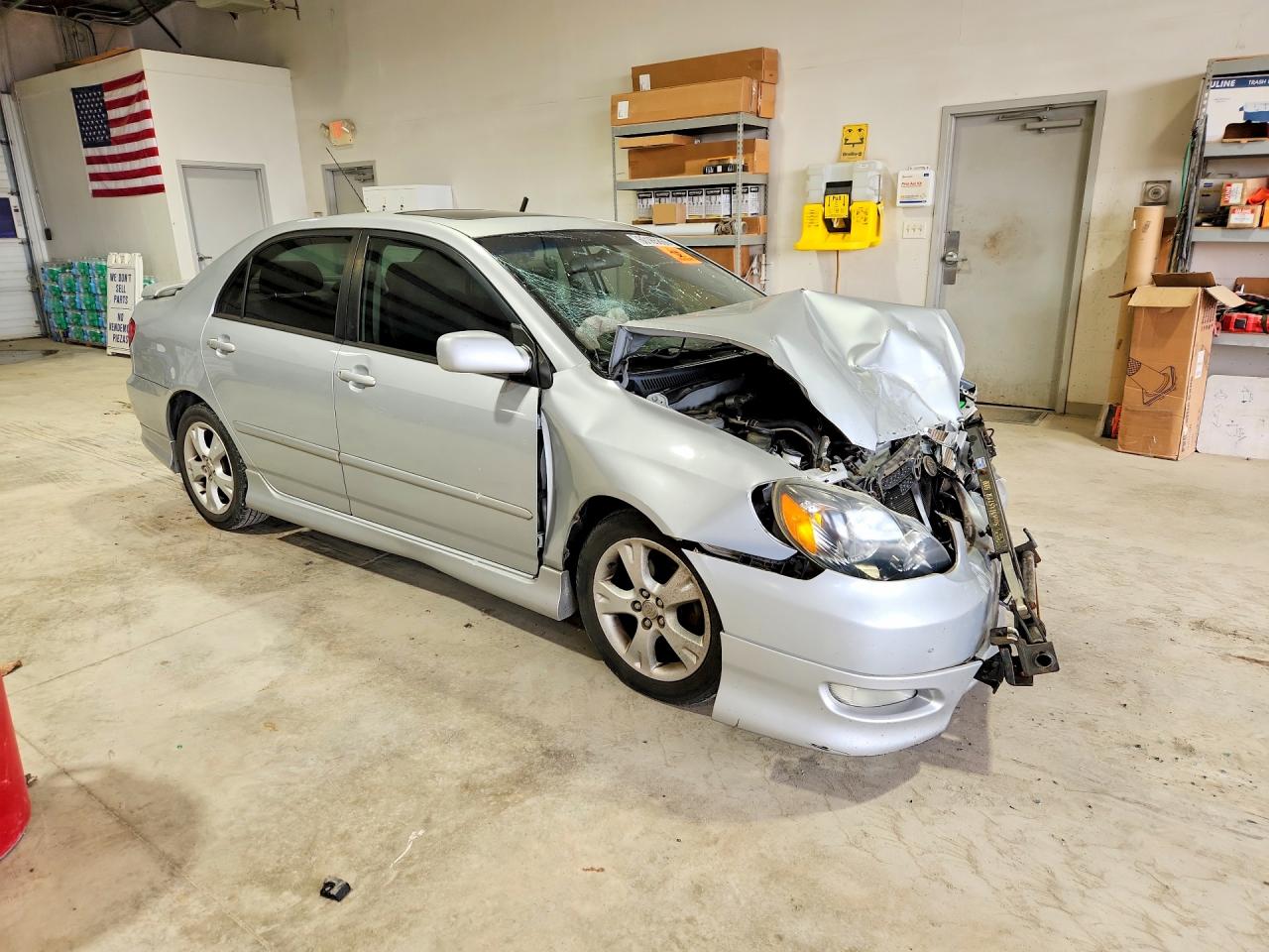 2006 Toyota Corolla Silver vin: 2T1BY30E46C550833