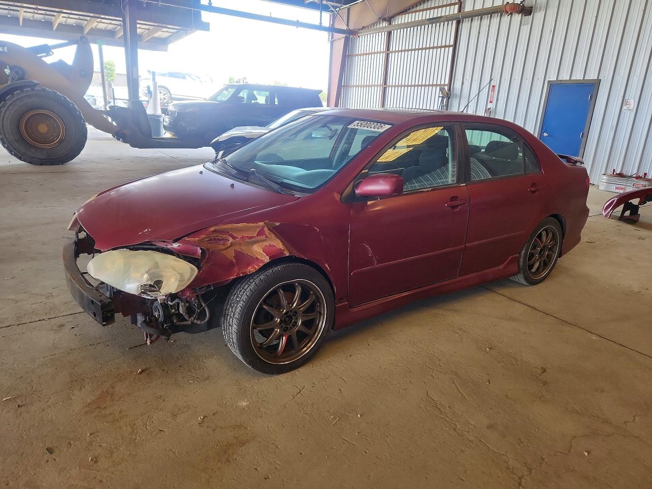 2006 Toyota Corolla Xrs Maroon vin: 2T1BY30EX6C550884