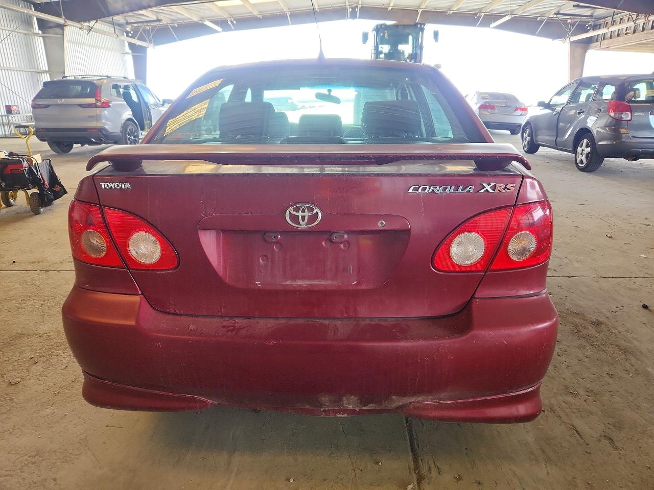 2006 Toyota Corolla Xrs Maroon vin: 2T1BY30EX6C550884