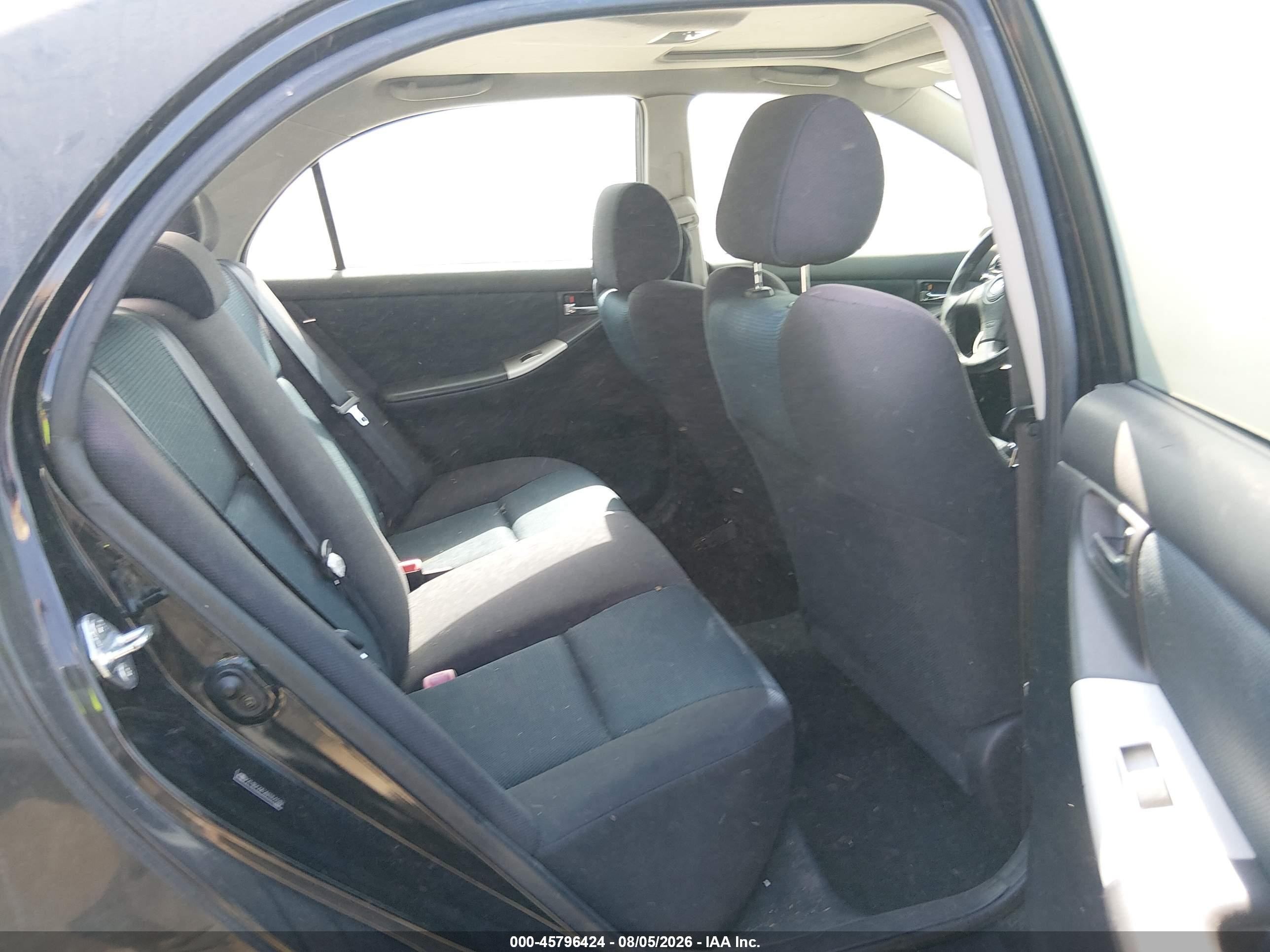 2006 Toyota Corolla Xrs Black vin: 2T1BY32E26C551119