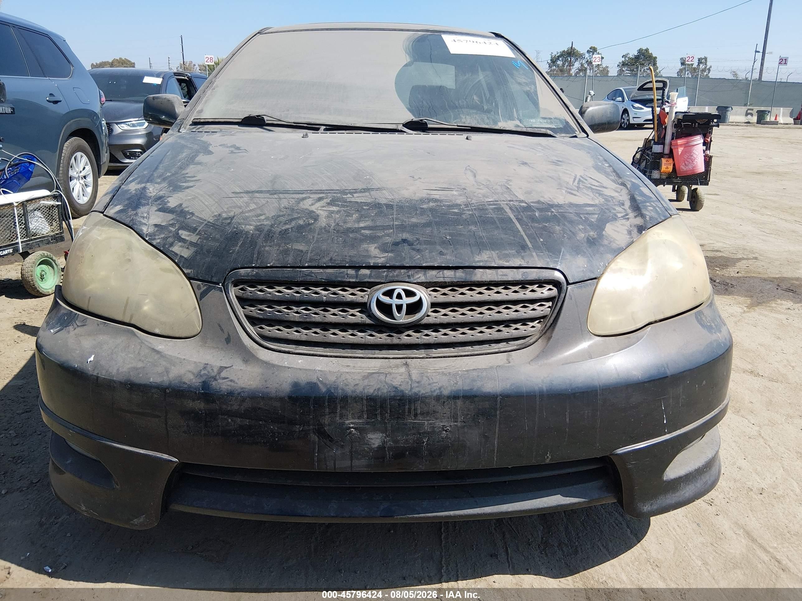 2006 Toyota Corolla Xrs Black vin: 2T1BY32E26C551119