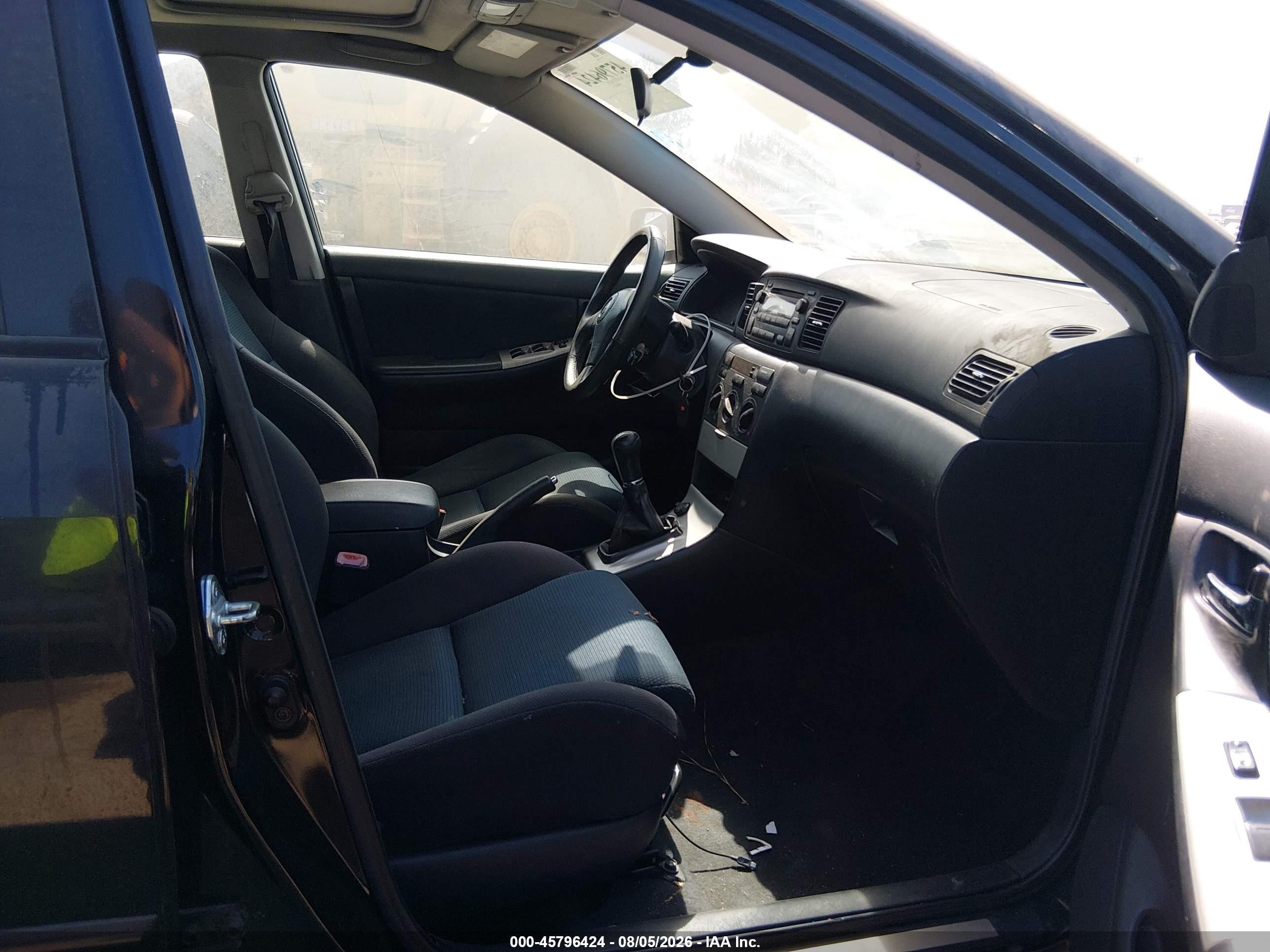2006 Toyota Corolla Xrs Black vin: 2T1BY32E26C551119