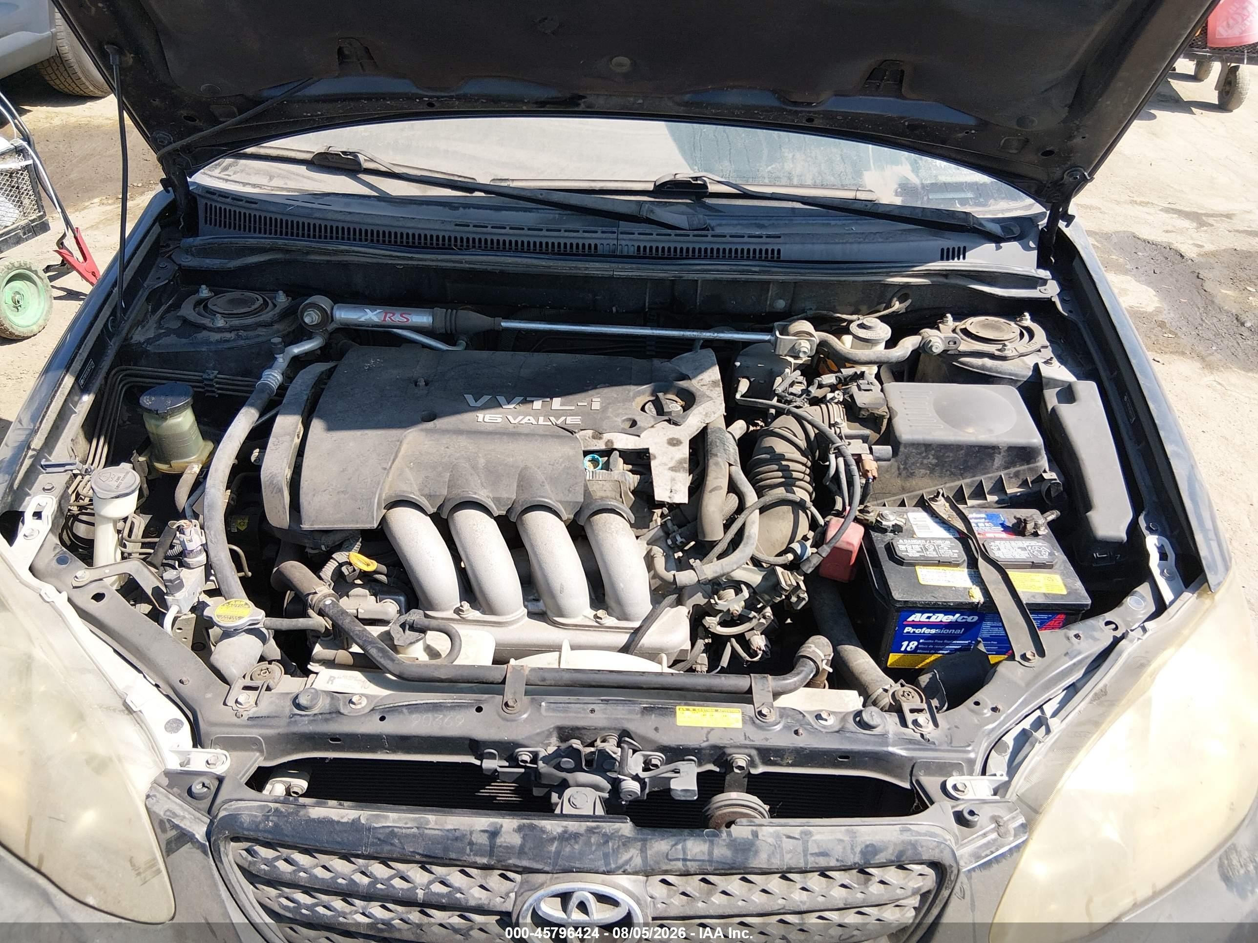 2006 Toyota Corolla Xrs Black vin: 2T1BY32E26C551119