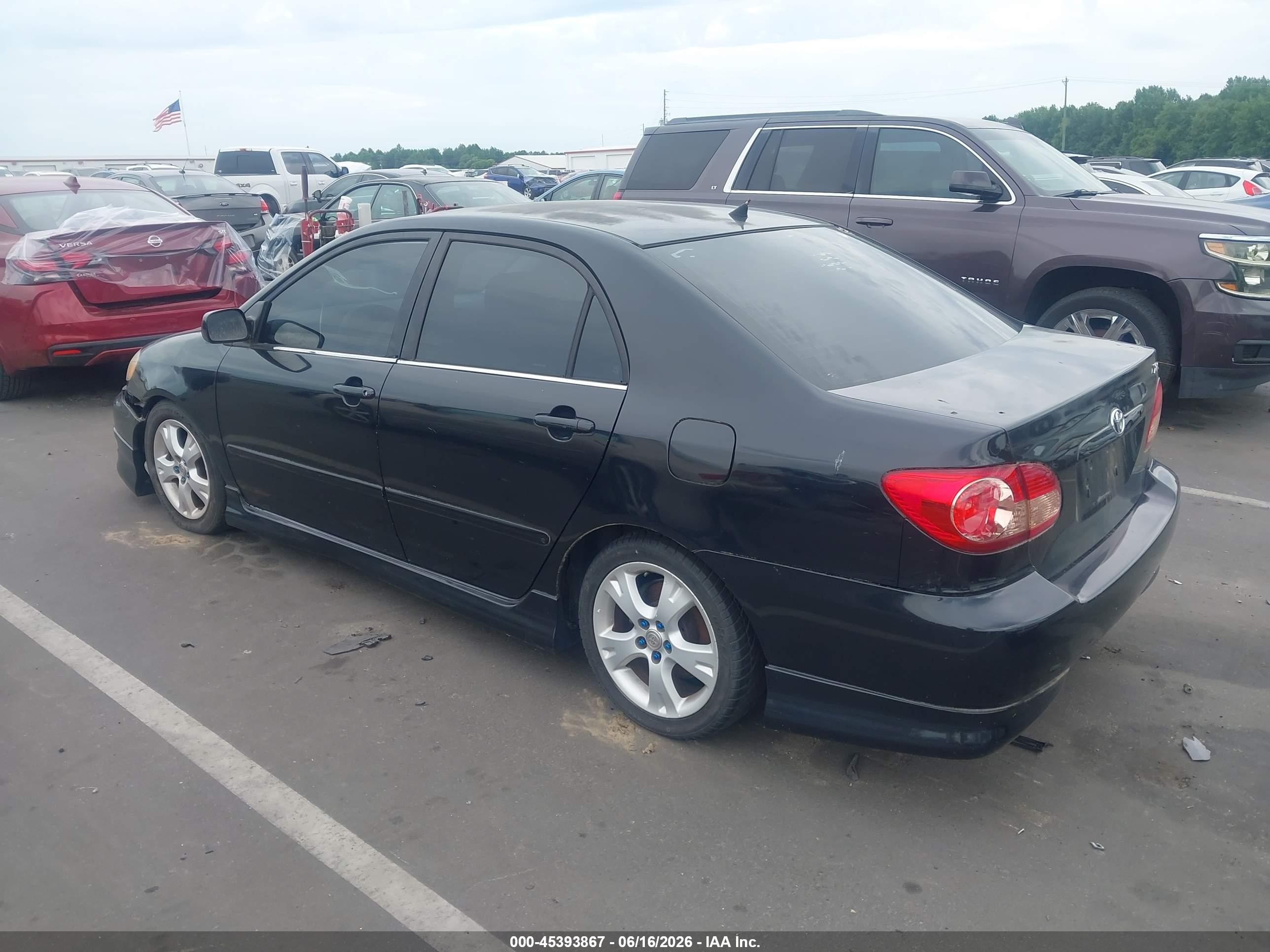 2005 Toyota Corolla Xrs Black vin: 2T1BY32E85C377880