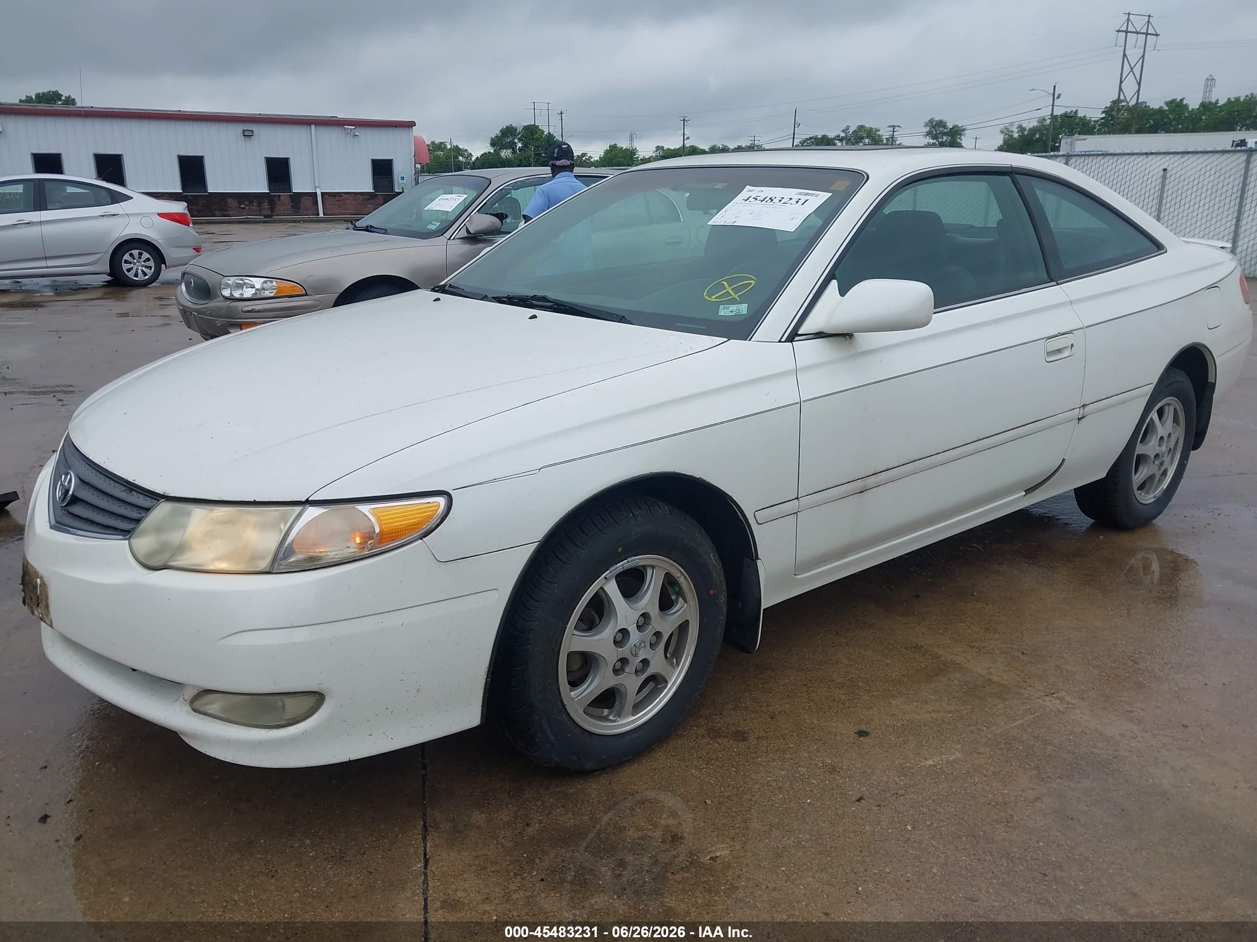 2002 Toyota Camry Solara Se White vin: 2T1CE22P02C017149