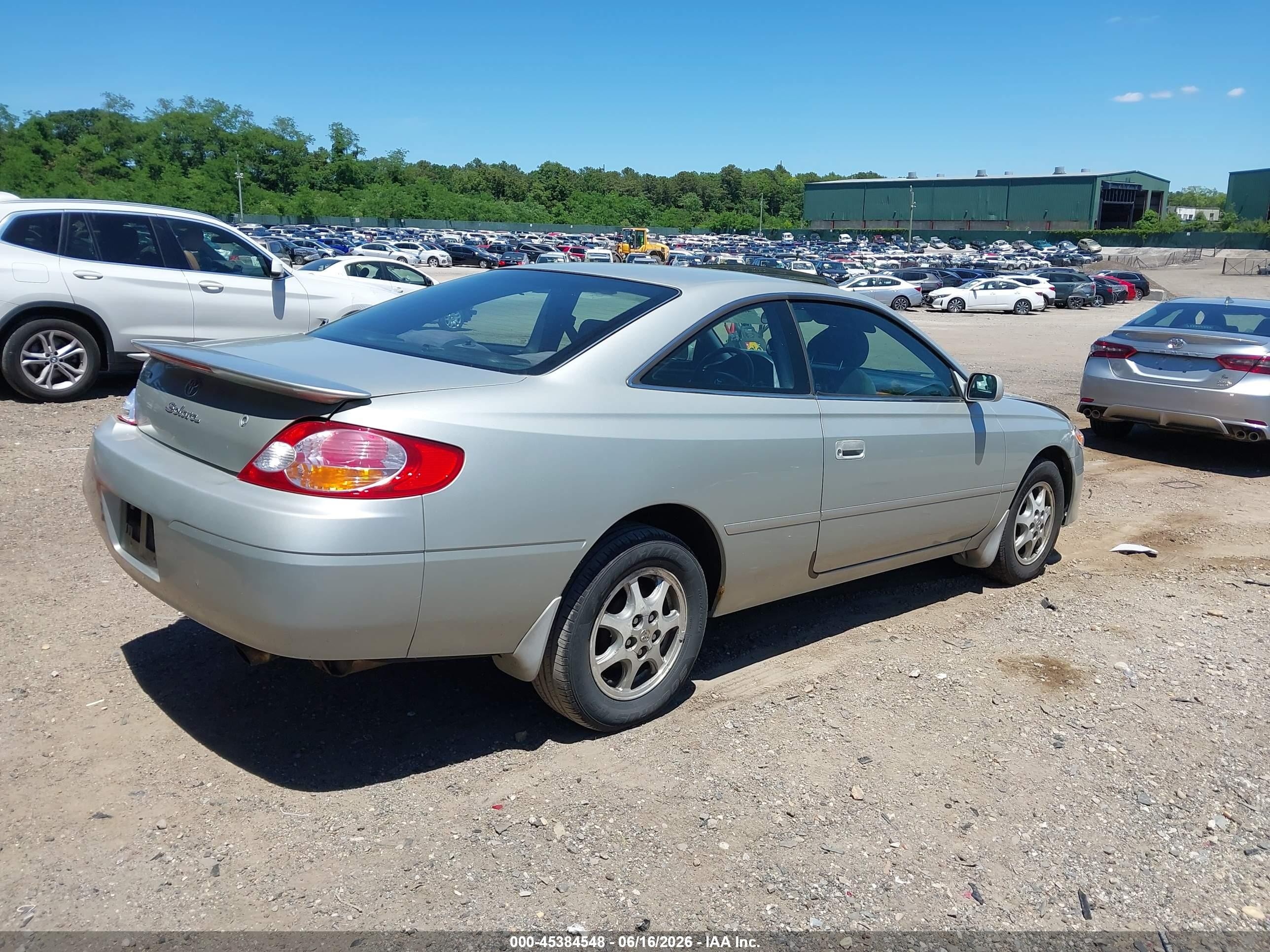2002 Toyota Camry Solara Se Gray vin: 2T1CE22P12C002563