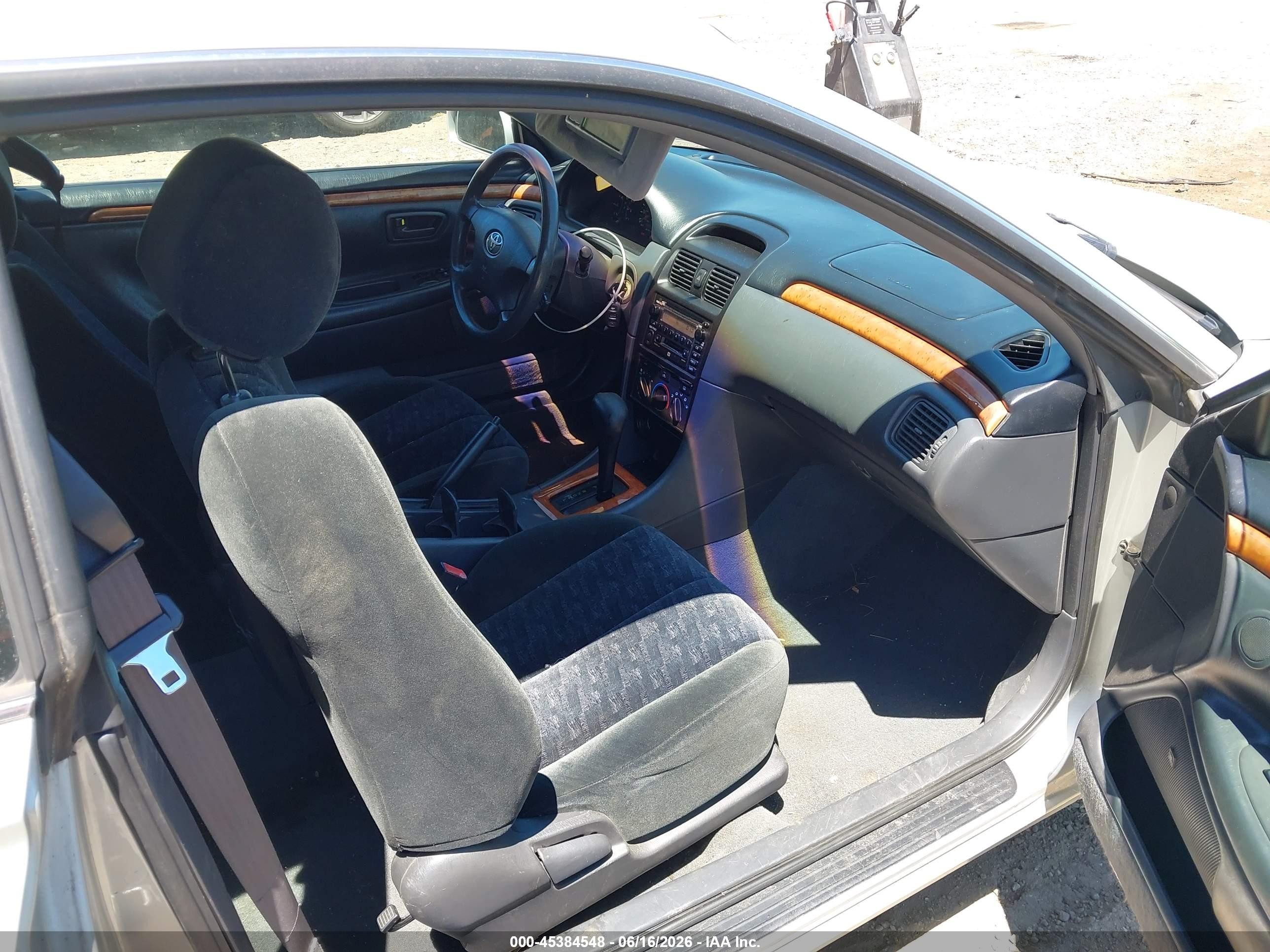 2002 Toyota Camry Solara Se Gray vin: 2T1CE22P12C002563