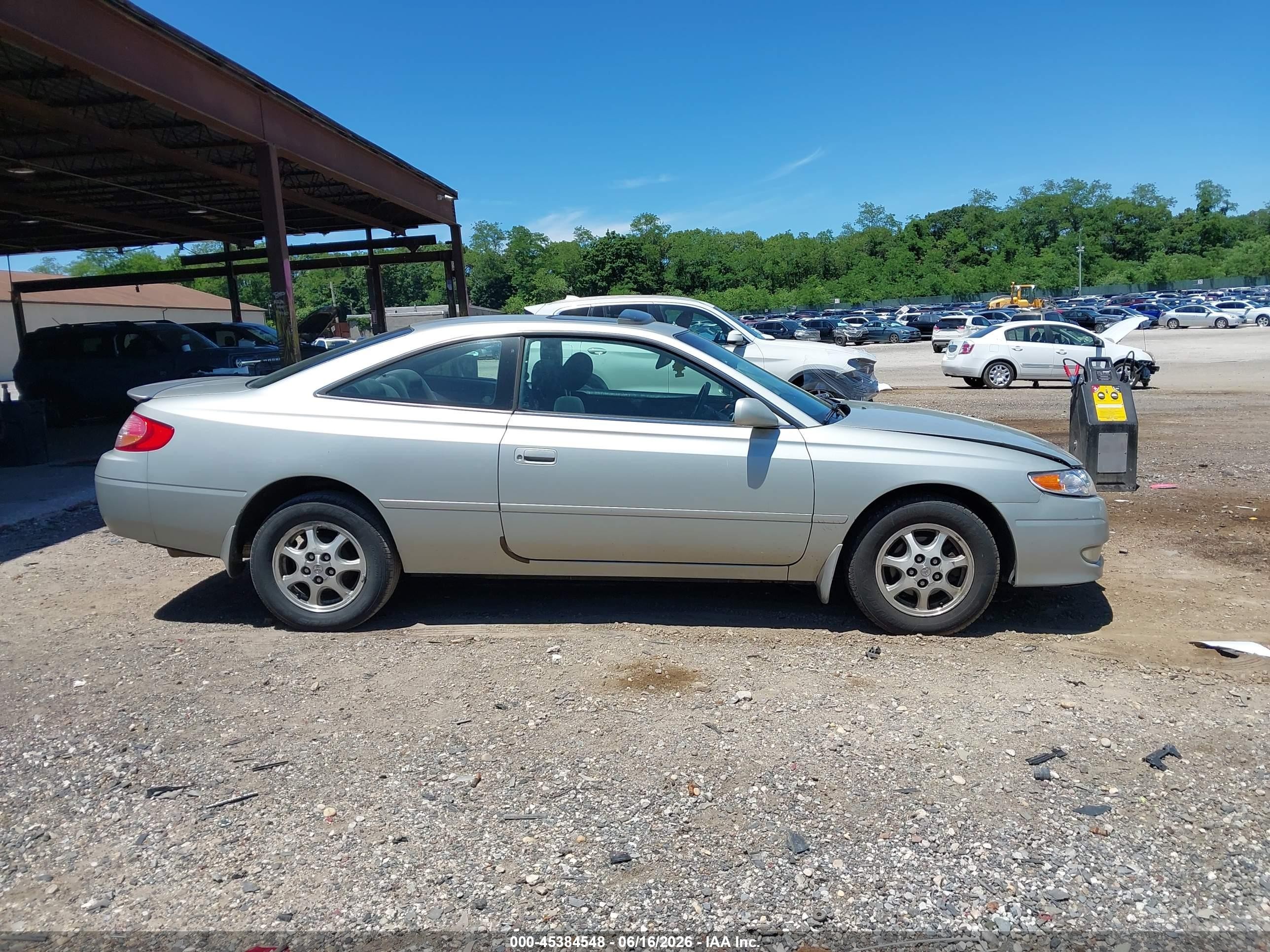 2002 Toyota Camry Solara Se Gray vin: 2T1CE22P12C002563