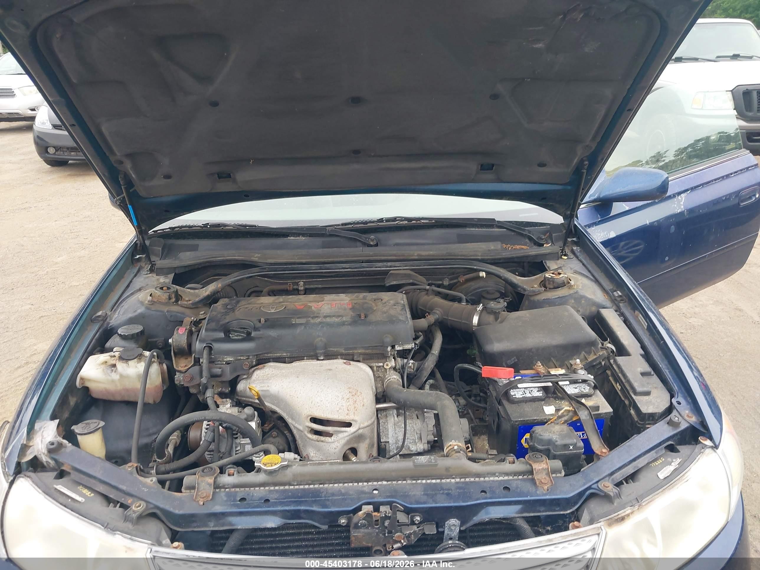 2003 Toyota Camry Solara Se Синий vin: 2T1CE22P13C018182