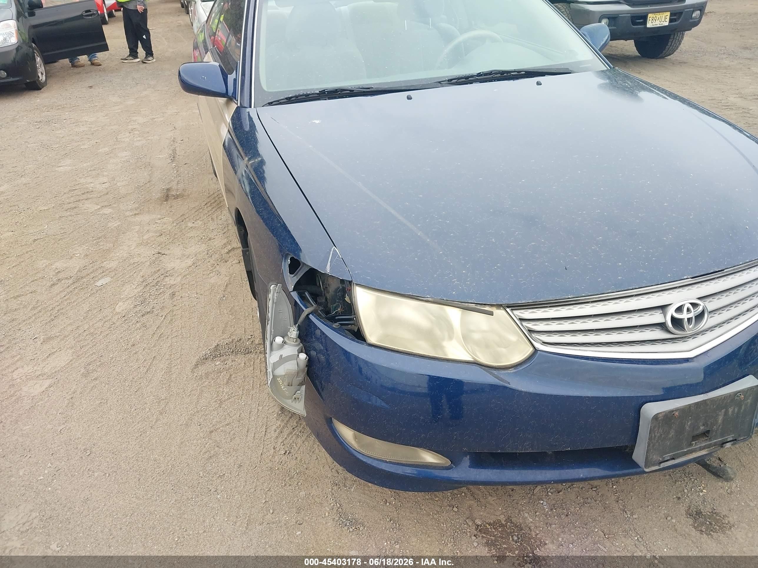 2003 Toyota Camry Solara Se Синий vin: 2T1CE22P13C018182
