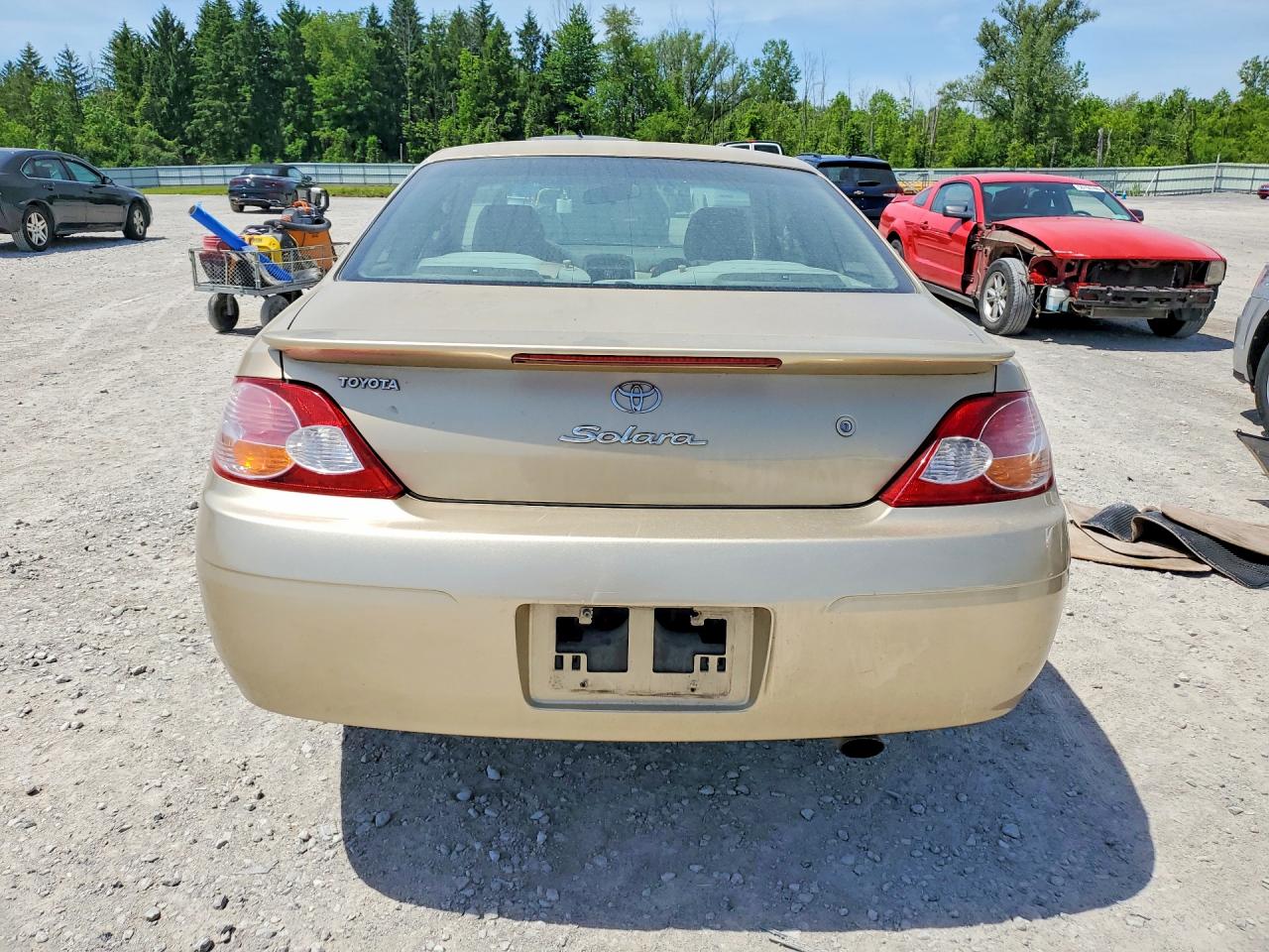 2002 Toyota Camry Solara Se Tan vin: 2T1CE22P22C003432