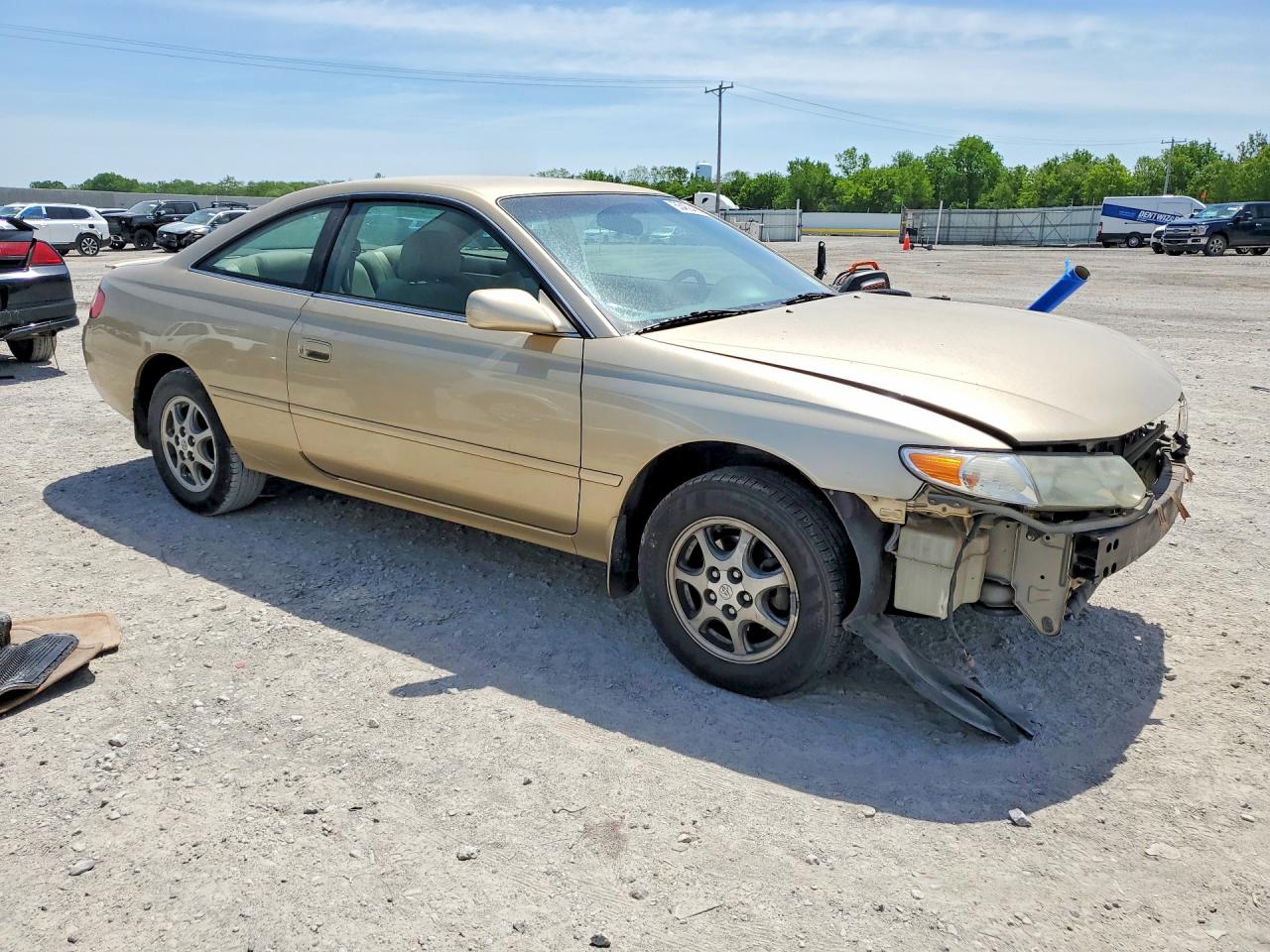 2002 Toyota Camry Solara Se Tan vin: 2T1CE22P22C003432
