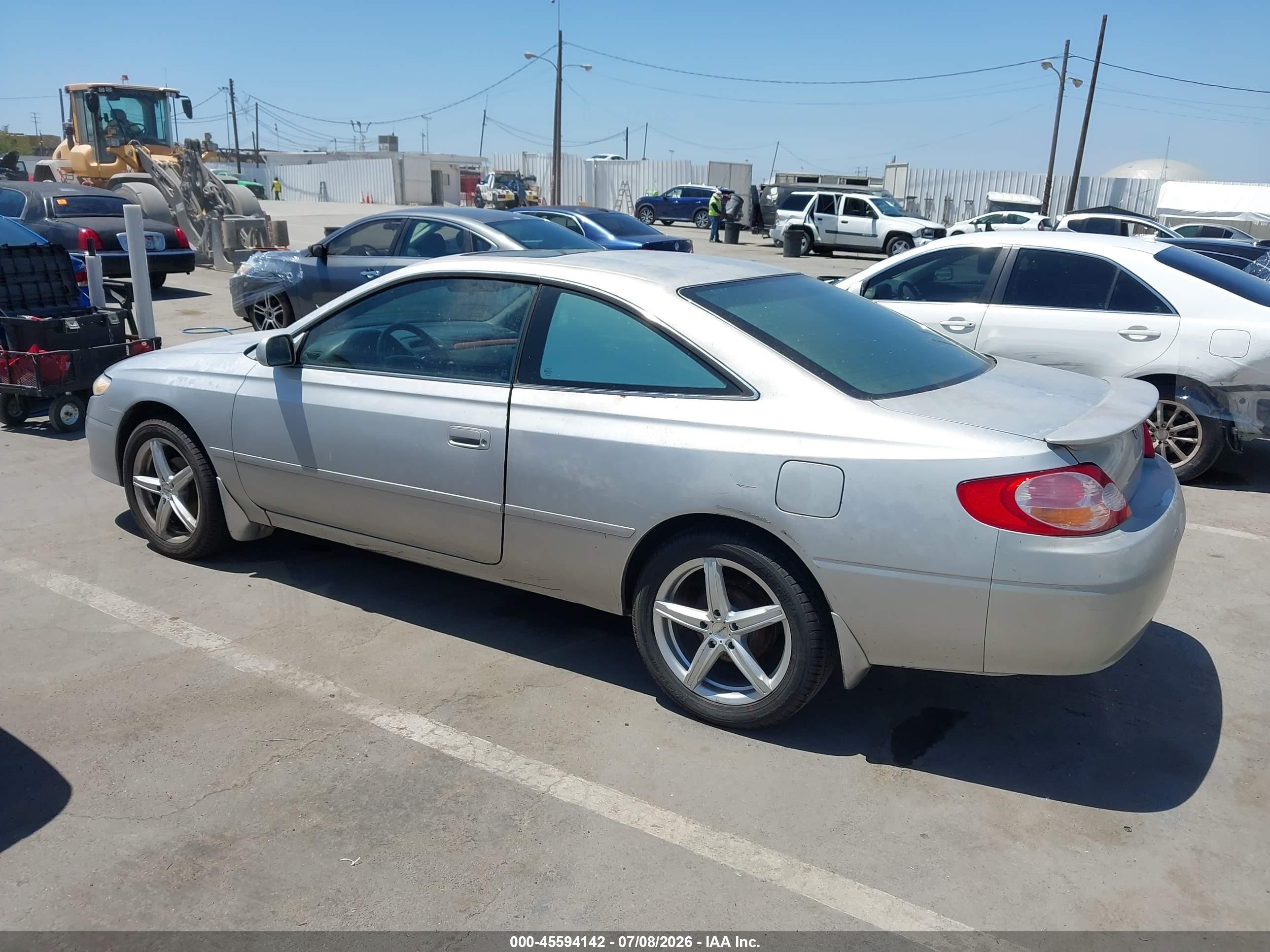 2002 Toyota Camry Solara Se Gray vin: 2T1CE22P52C003201