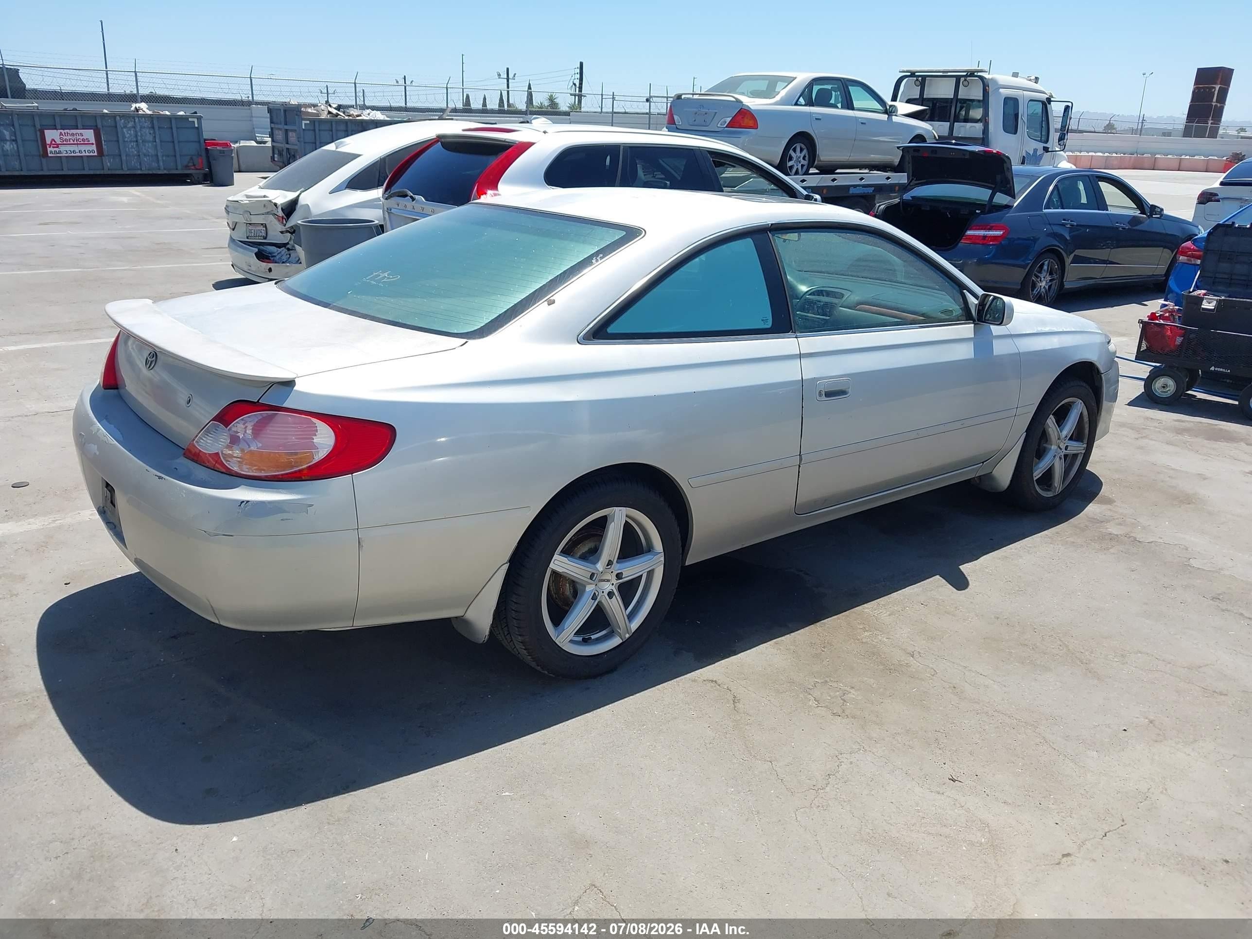 2002 Toyota Camry Solara Se Gray vin: 2T1CE22P52C003201