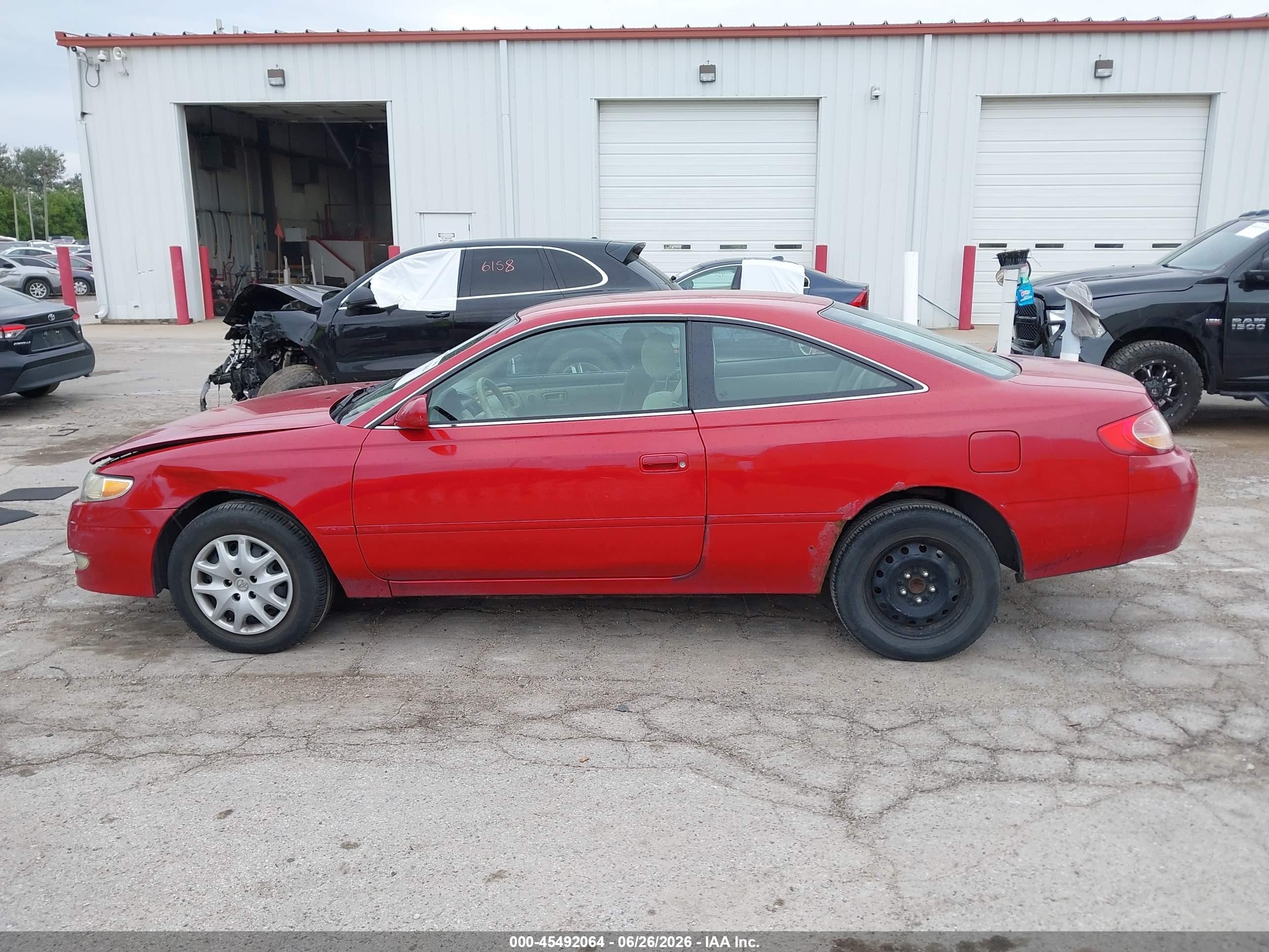 2002 Toyota Camry Solara Se Red vin: 2T1CE22P52C004168