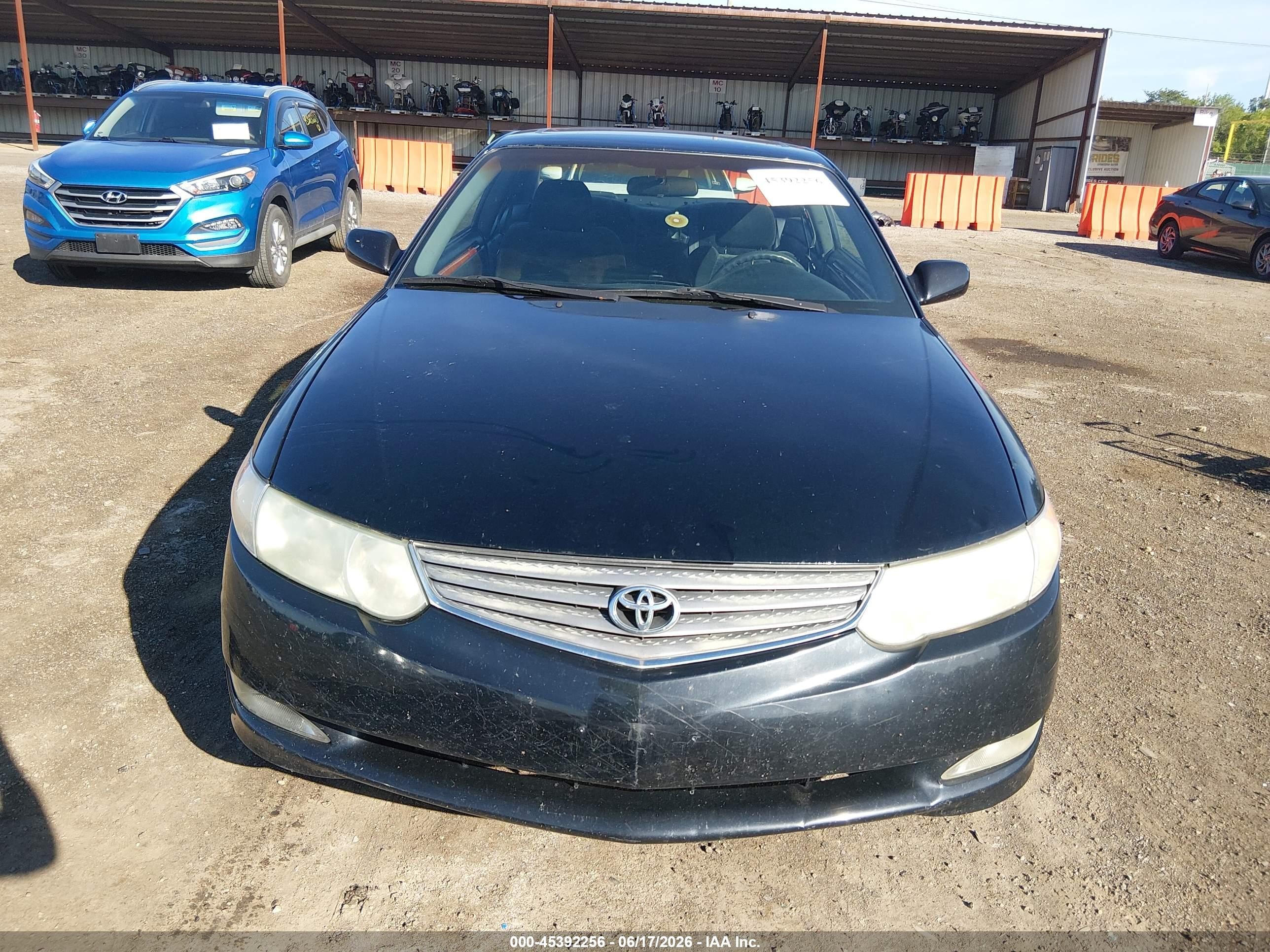 2002 Toyota Camry Solara Se Black vin: 2T1CE22P52C012982