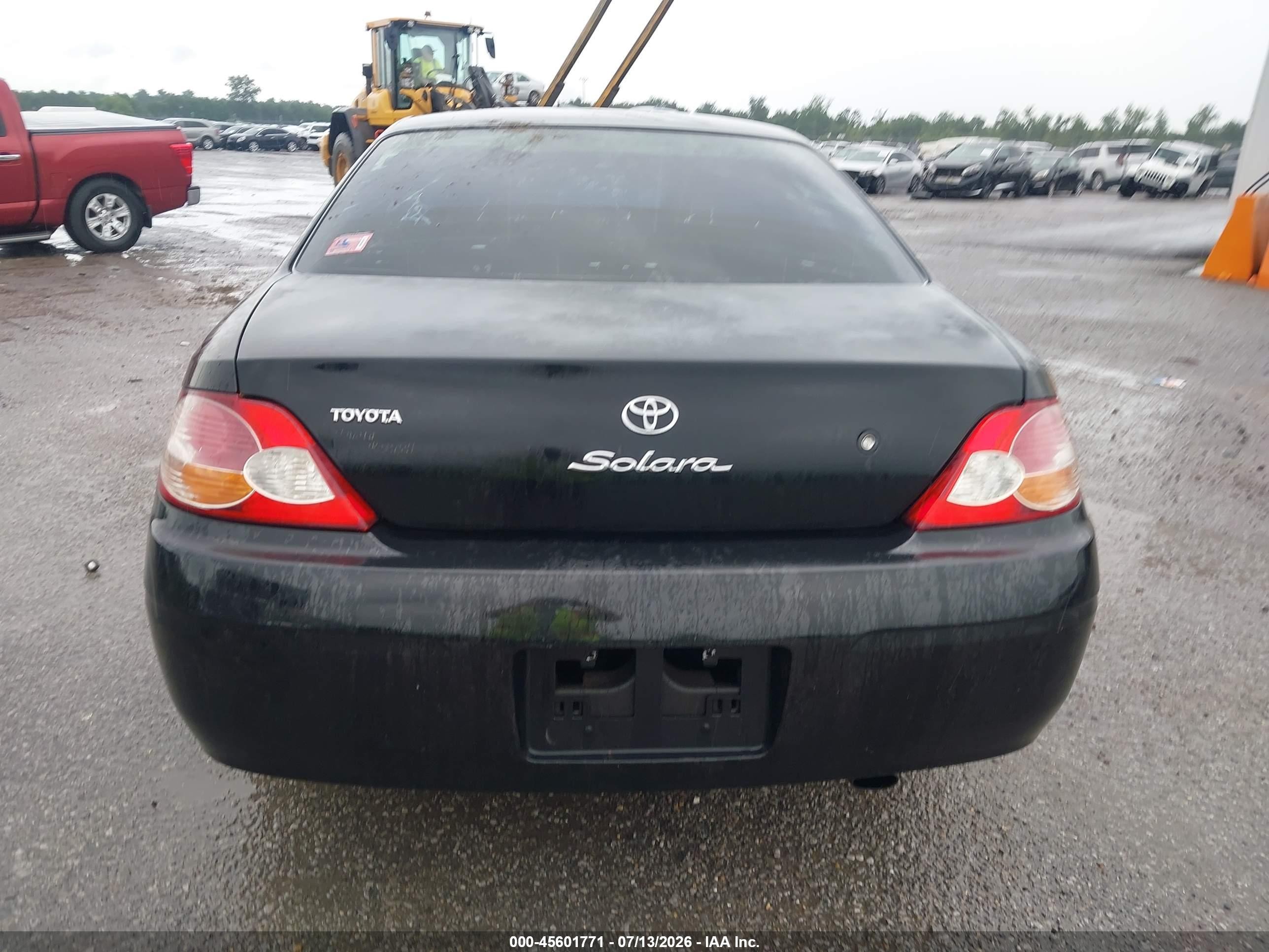 2002 Toyota Camry Solara Se Black vin: 2T1CE22P62C010870