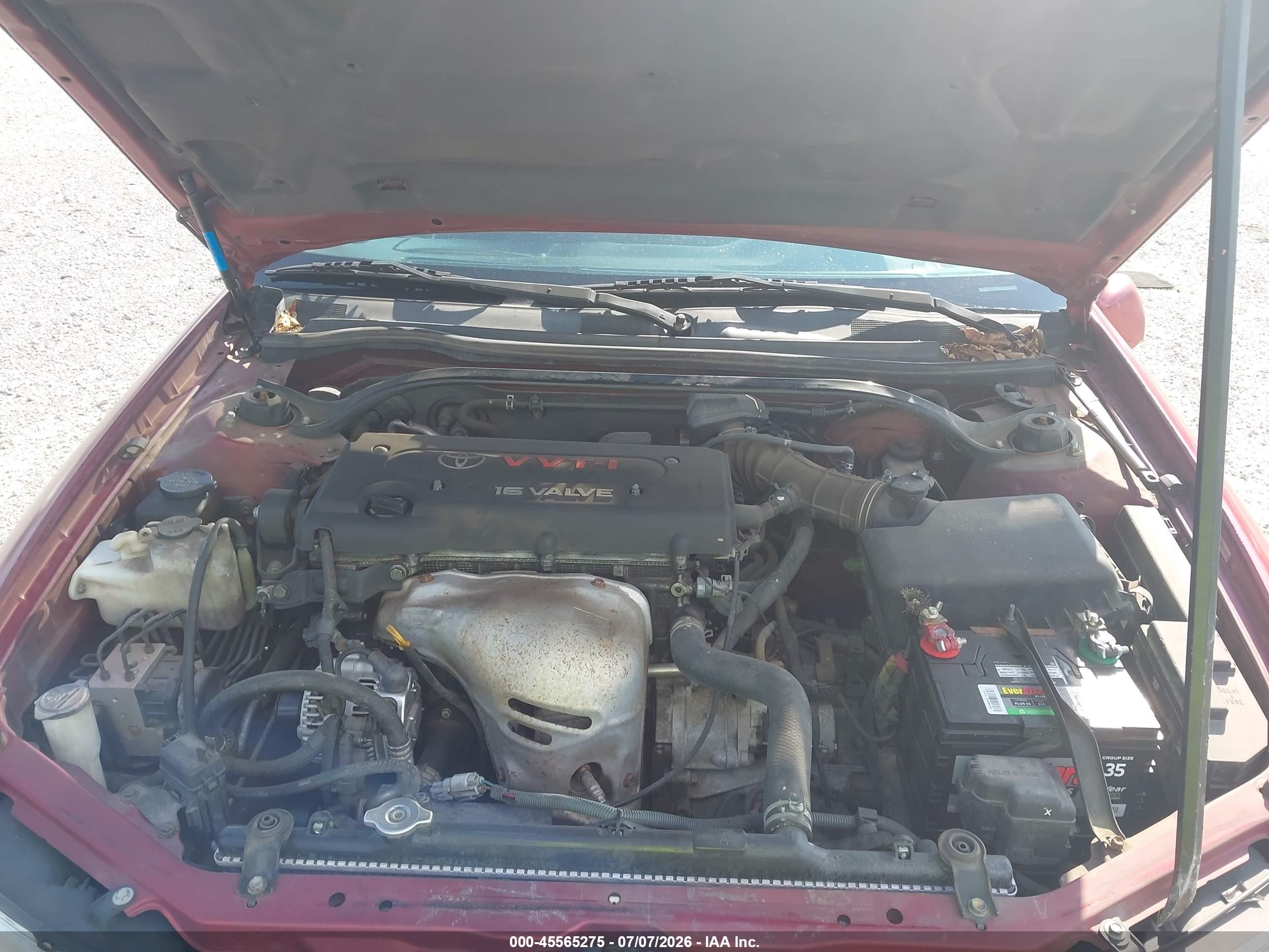 2003 Toyota Camry Solara Se Red vin: 2T1CE22P63C024009