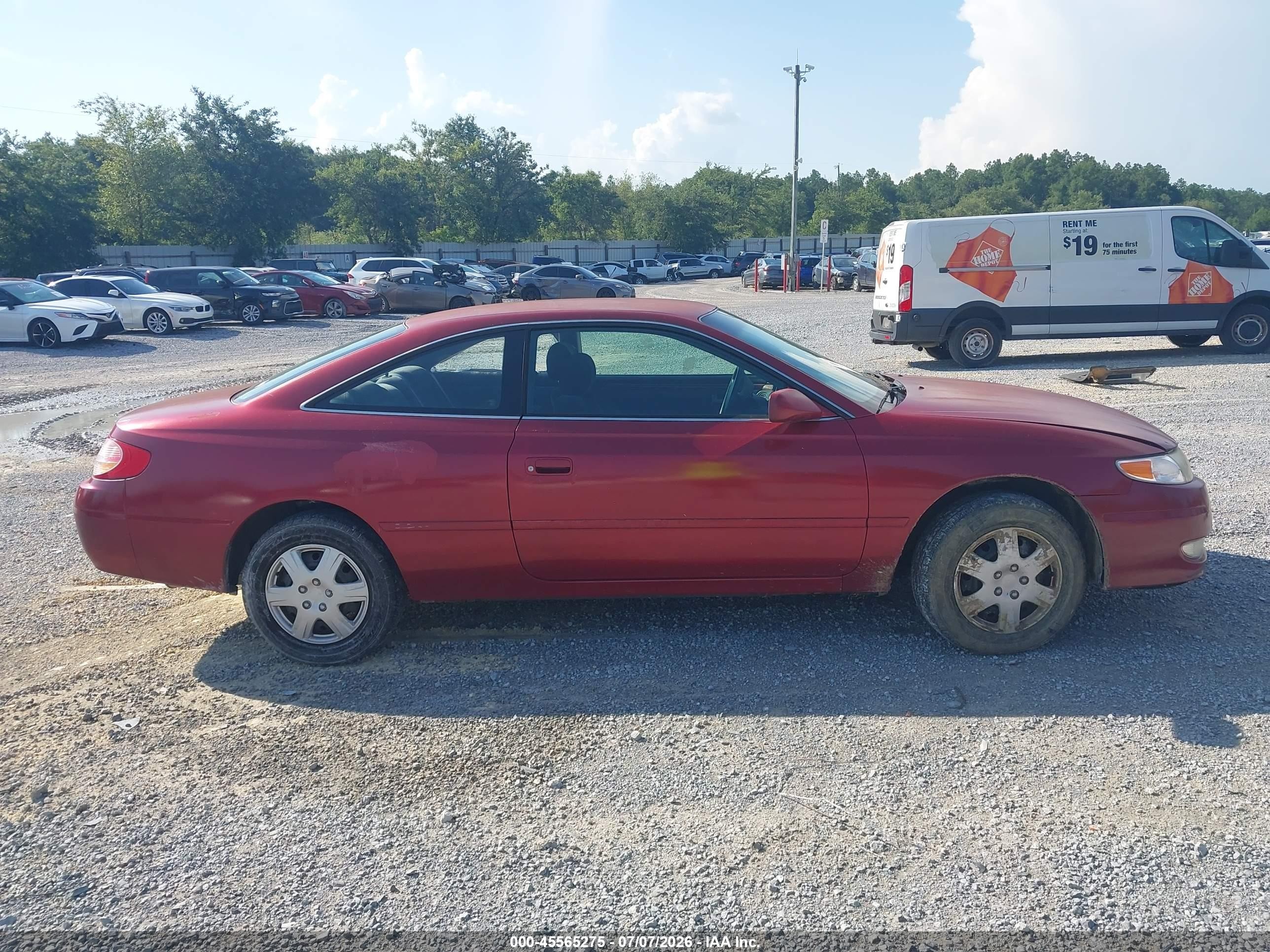 2003 Toyota Camry Solara Se Red vin: 2T1CE22P63C024009