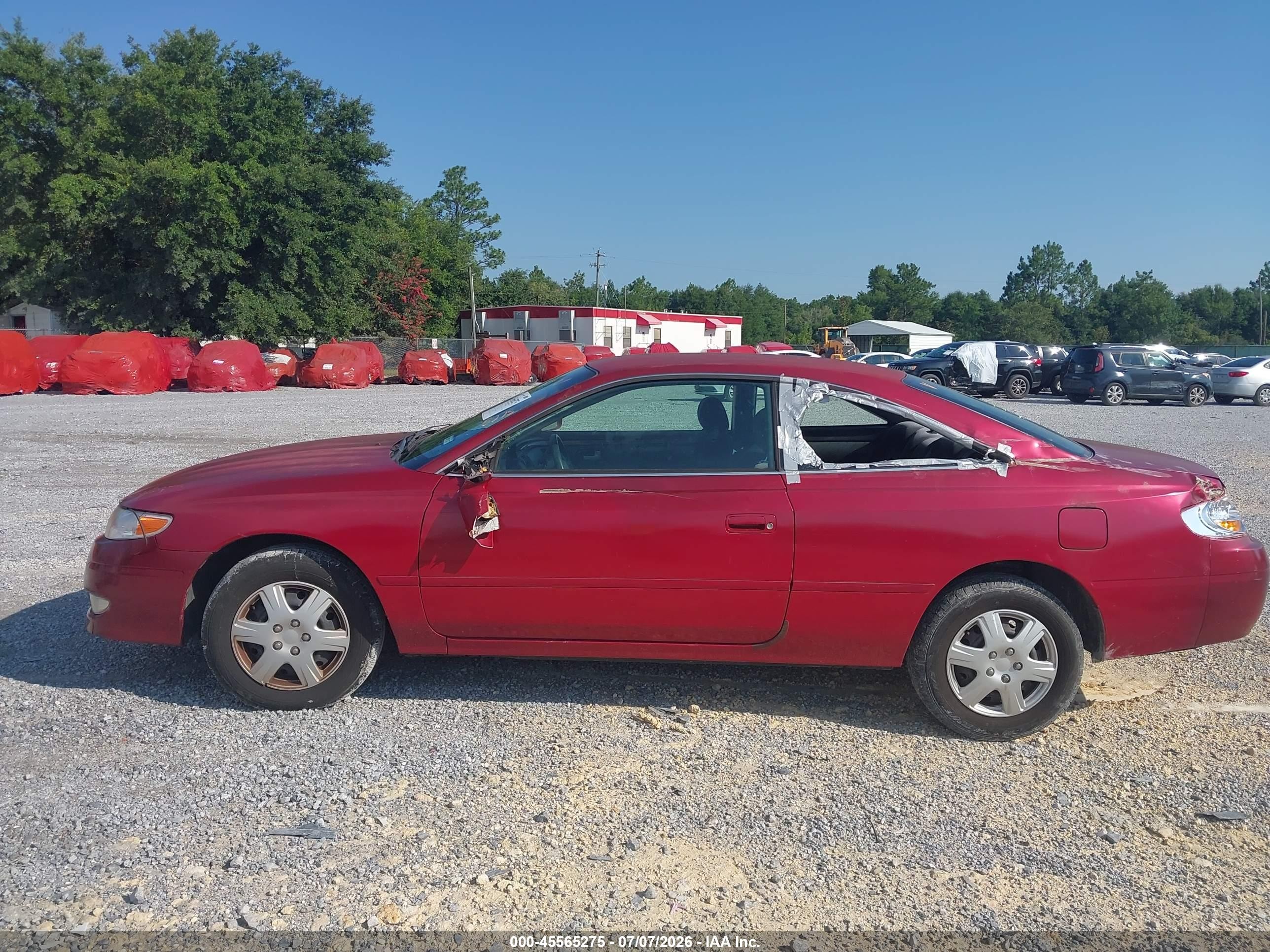 2003 Toyota Camry Solara Se Red vin: 2T1CE22P63C024009