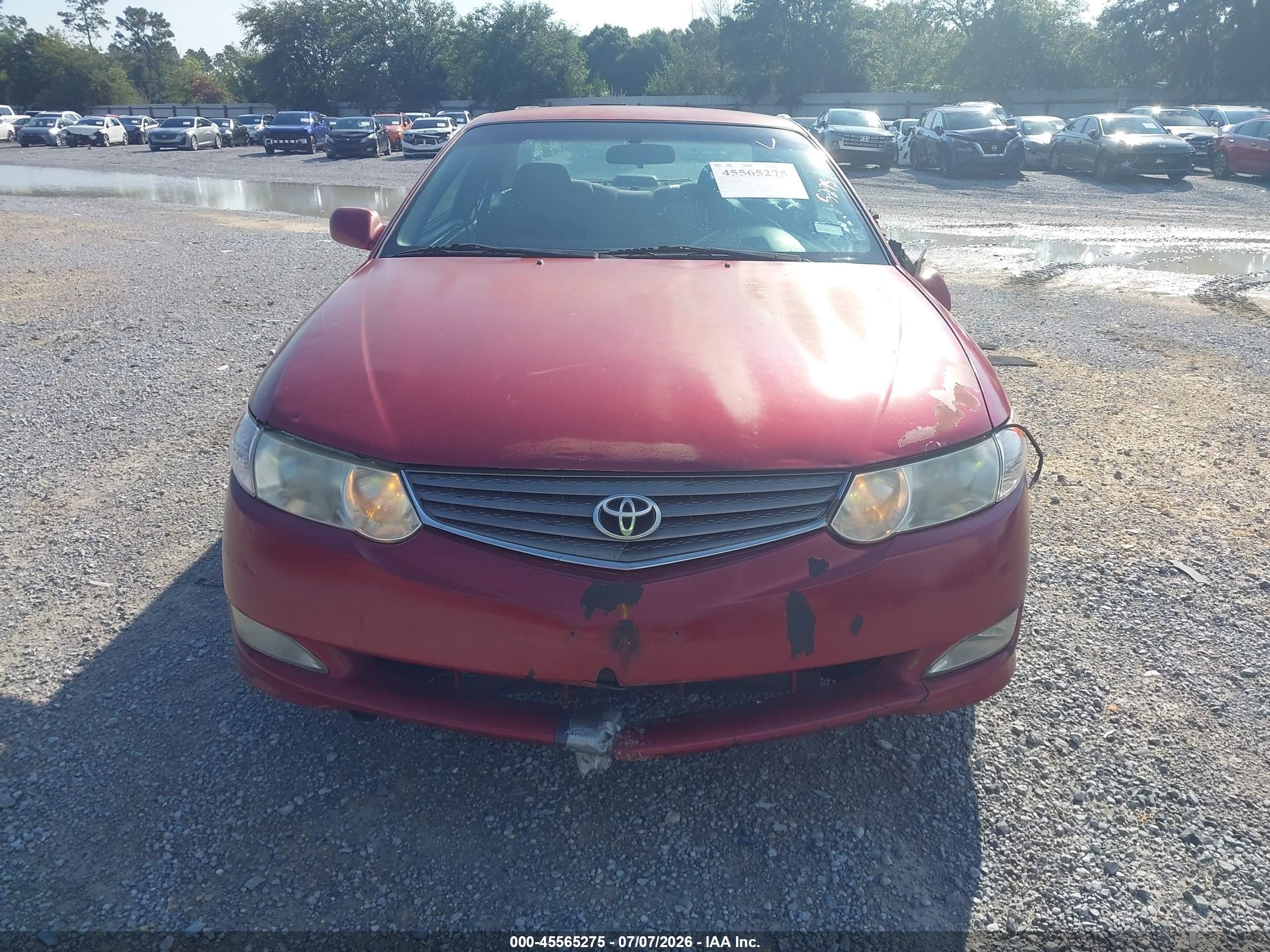2003 Toyota Camry Solara Se Red vin: 2T1CE22P63C024009
