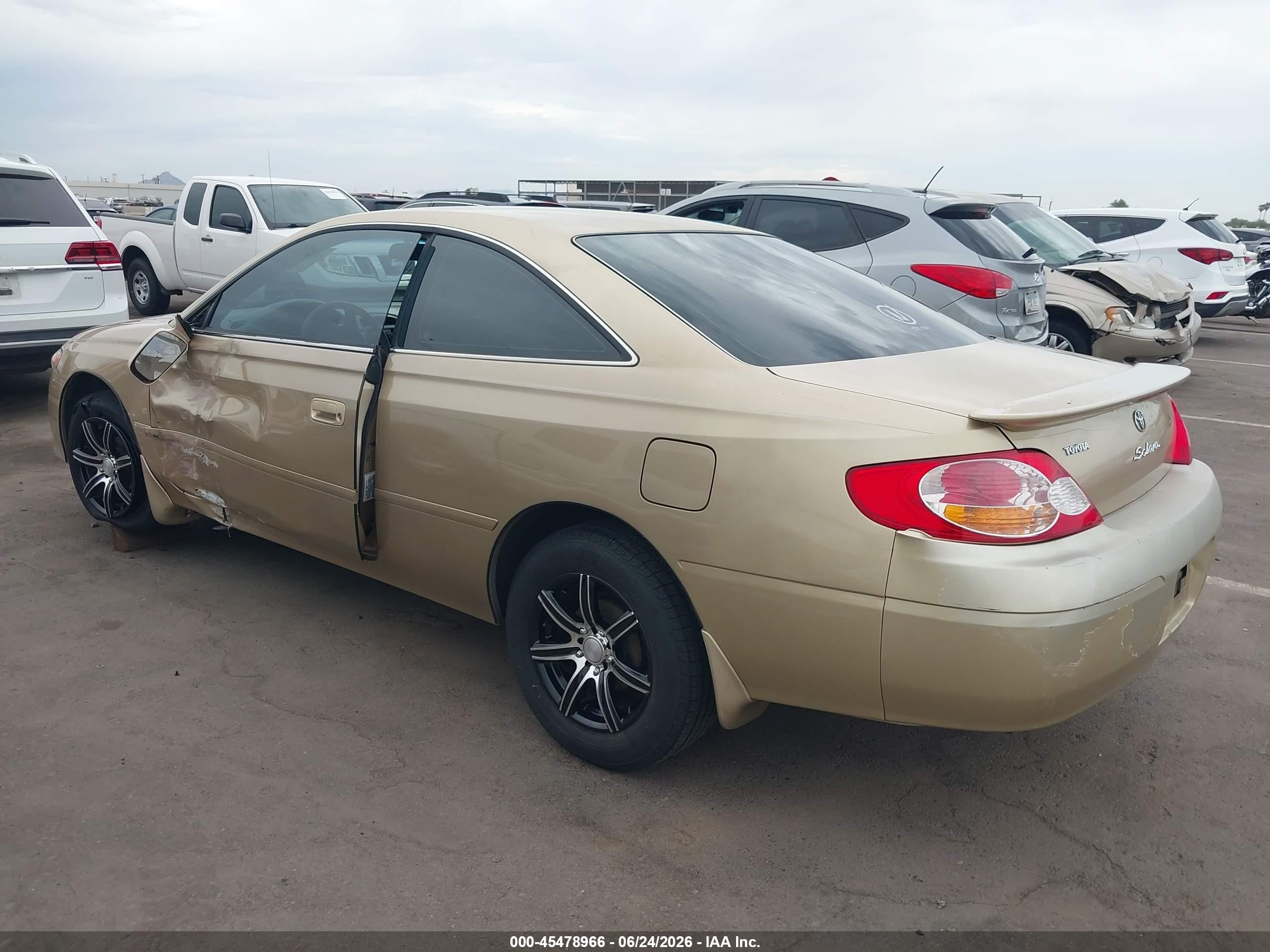 2002 Toyota Camry Solara Se Gold vin: 2T1CE22P92C017201