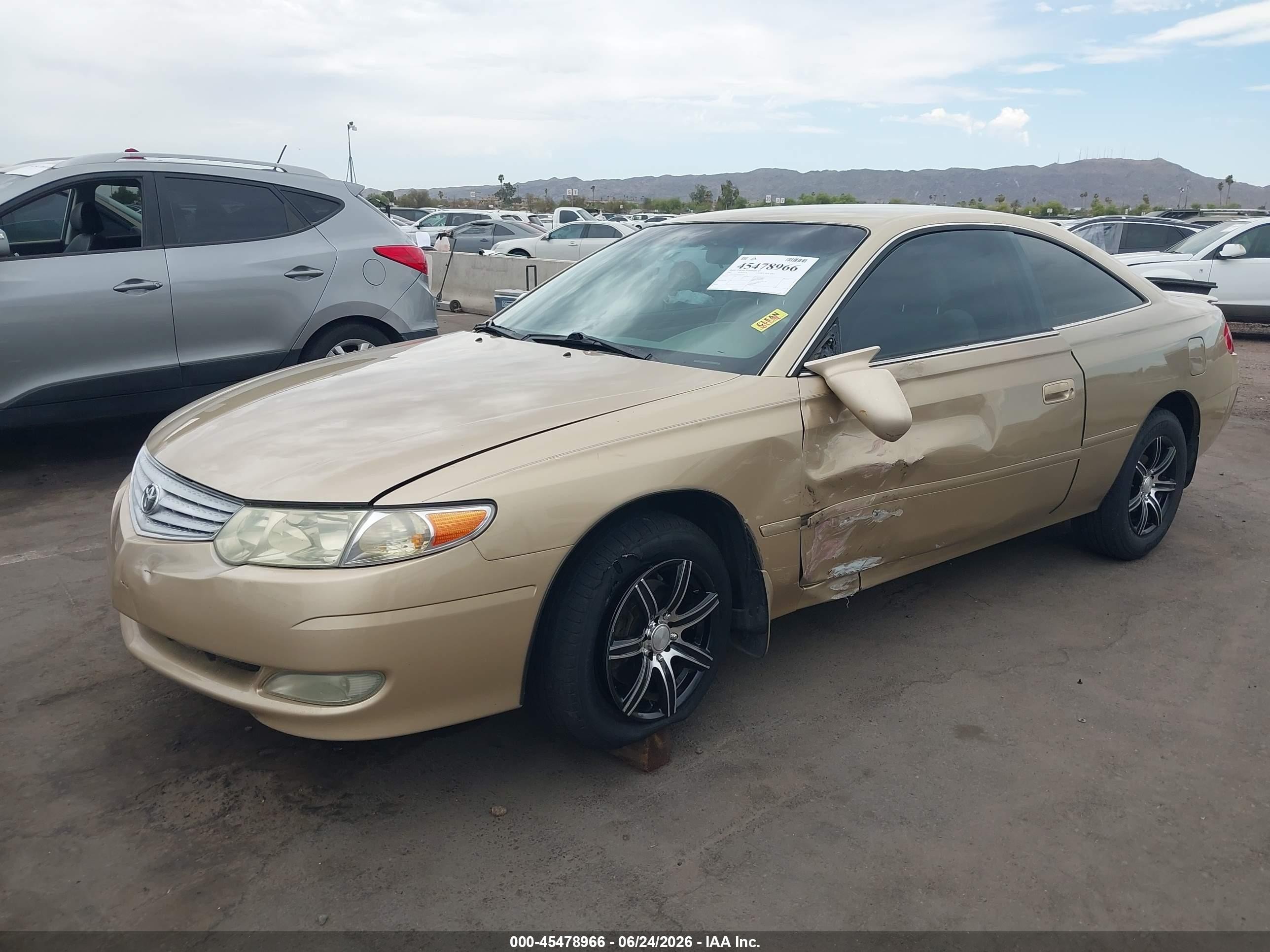 2002 Toyota Camry Solara Se Gold vin: 2T1CE22P92C017201