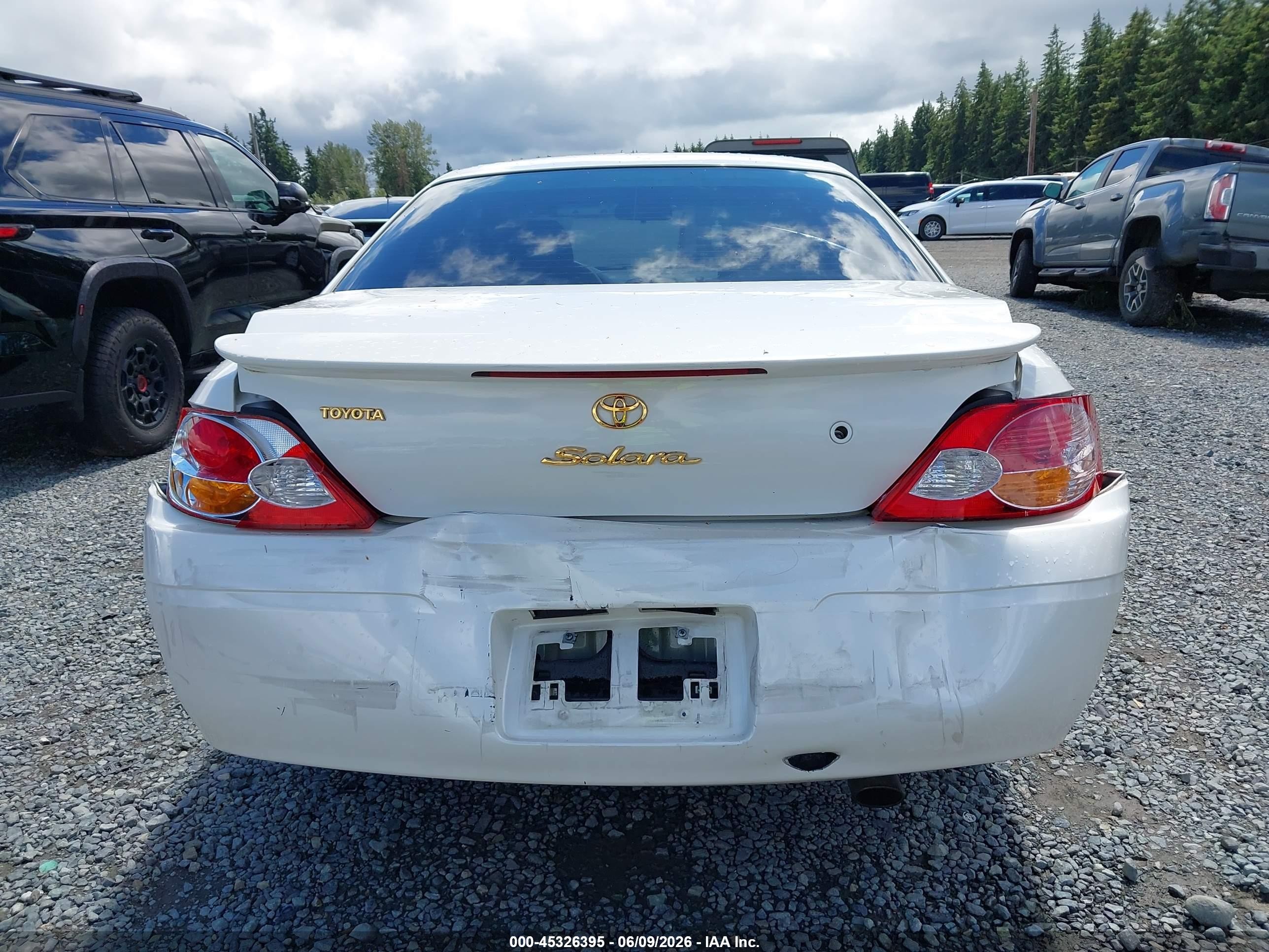 2002 Toyota Camry Solara Se Белый vin: 2T1CE28PX2C010698