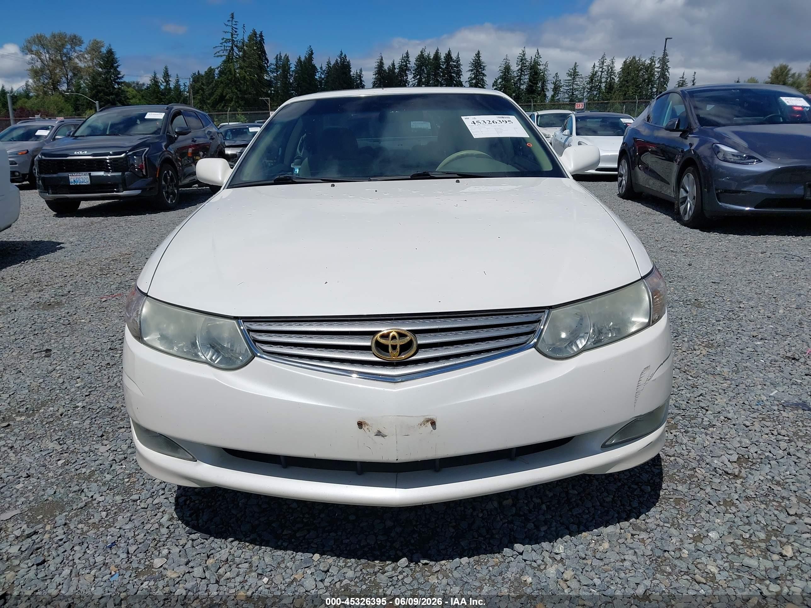 2002 Toyota Camry Solara Se Белый vin: 2T1CE28PX2C010698