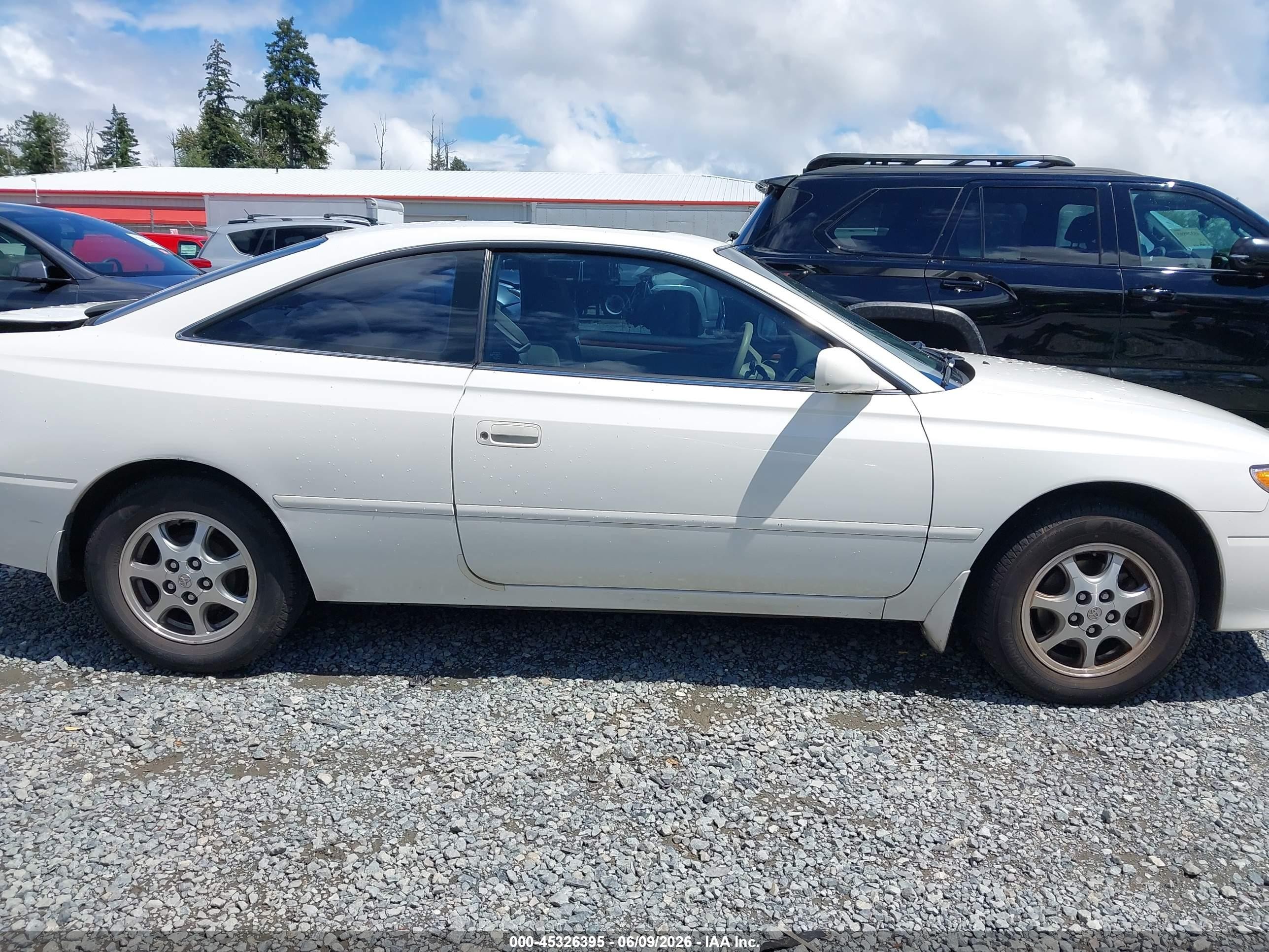 2002 Toyota Camry Solara Se Белый vin: 2T1CE28PX2C010698