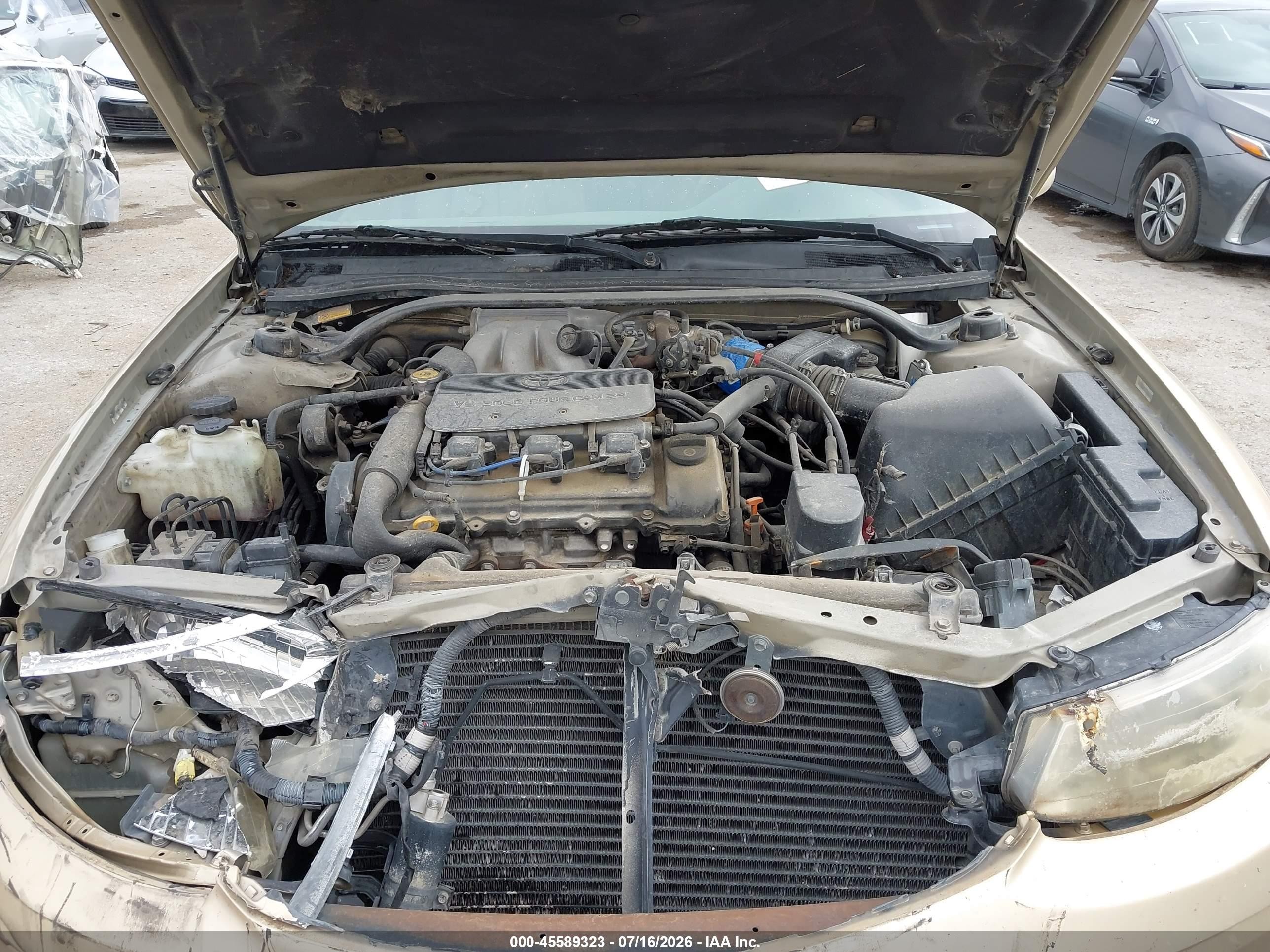 2001 Toyota Camry Solara Sle V6 Gold vin: 2T1CF22P01C458288