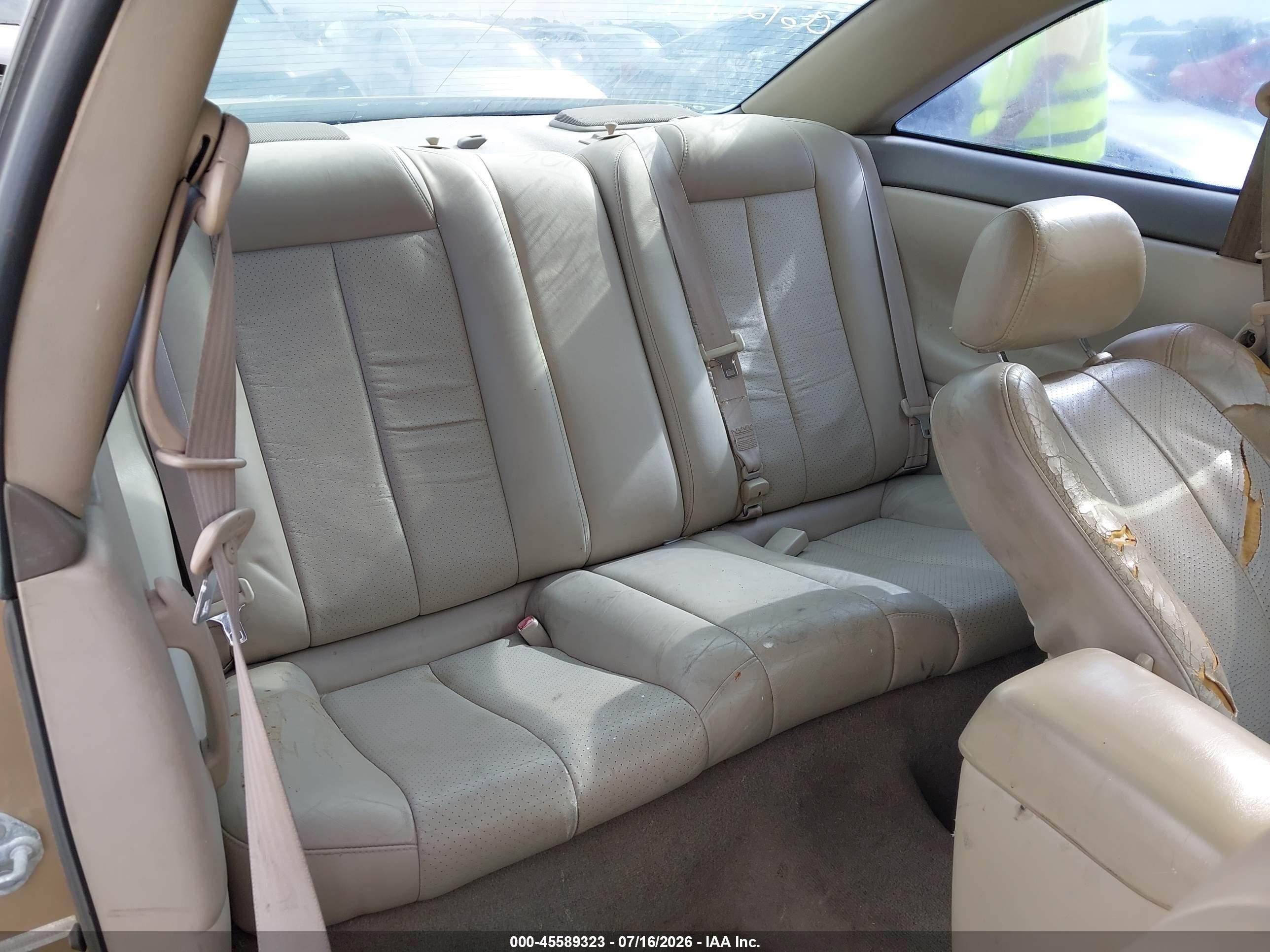 2001 Toyota Camry Solara Sle V6 Gold vin: 2T1CF22P01C458288