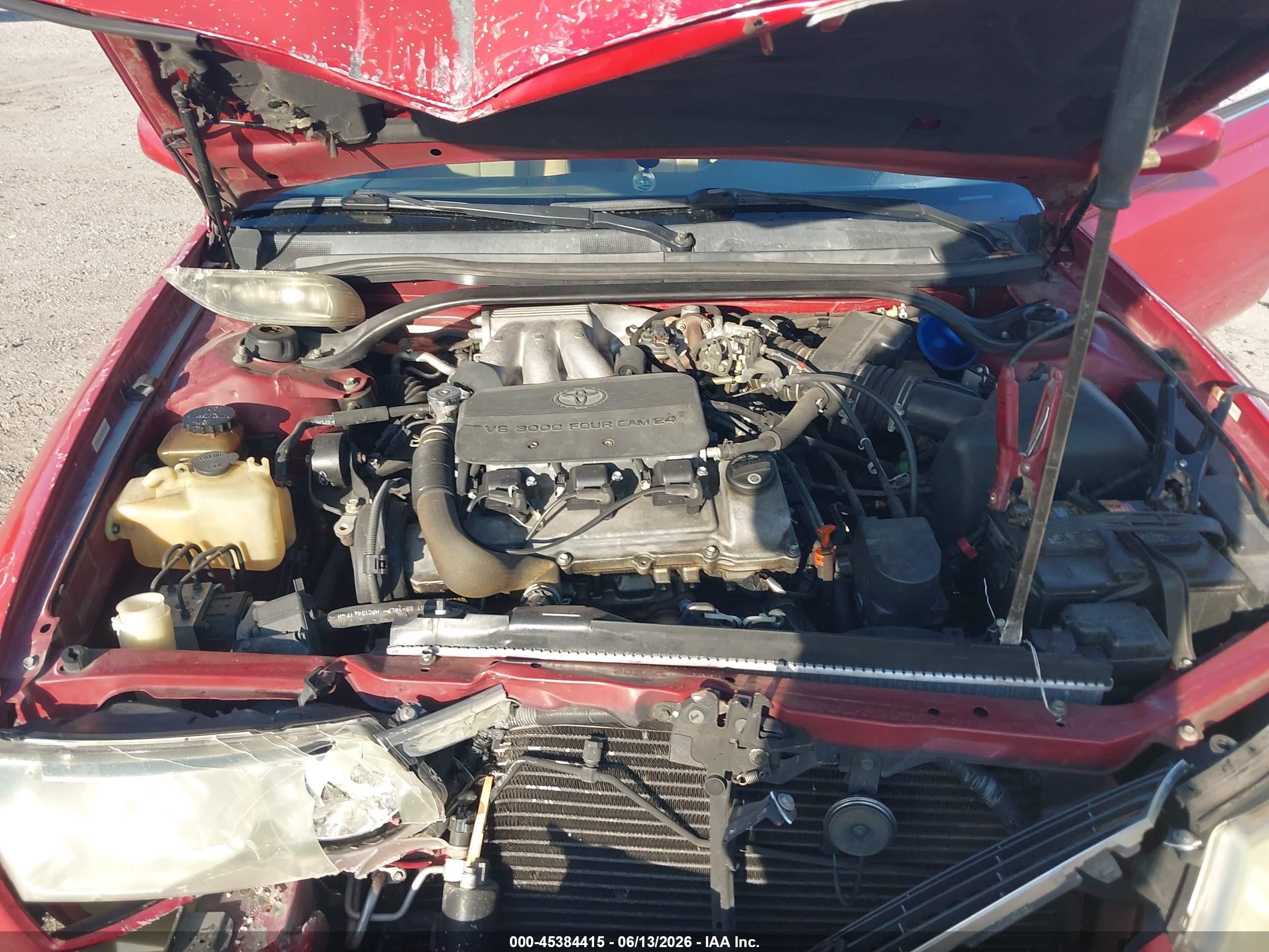 2002 Toyota Camry Solara Se Red vin: 2T1CF22P02C581901