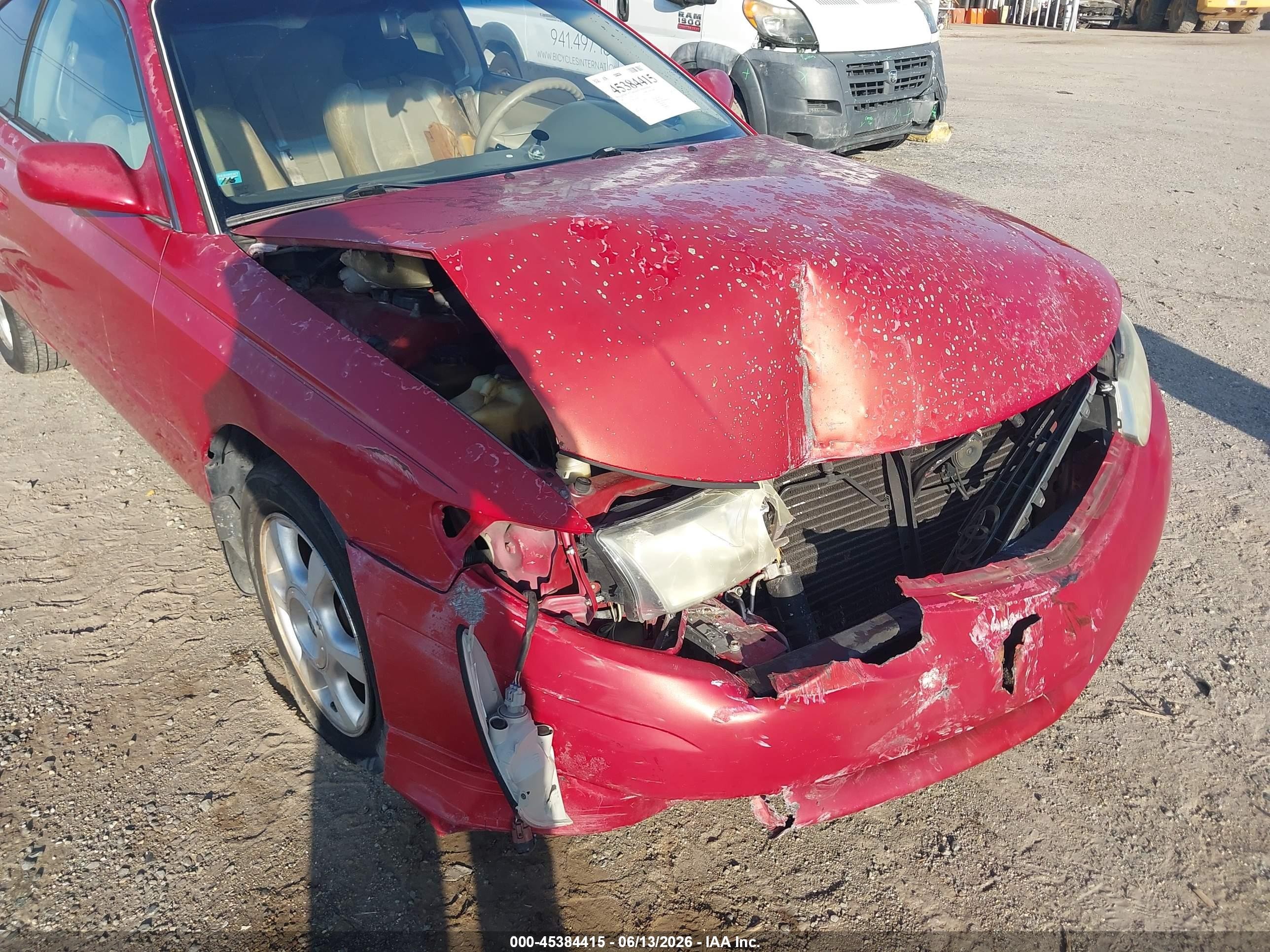2002 Toyota Camry Solara Se Red vin: 2T1CF22P02C581901