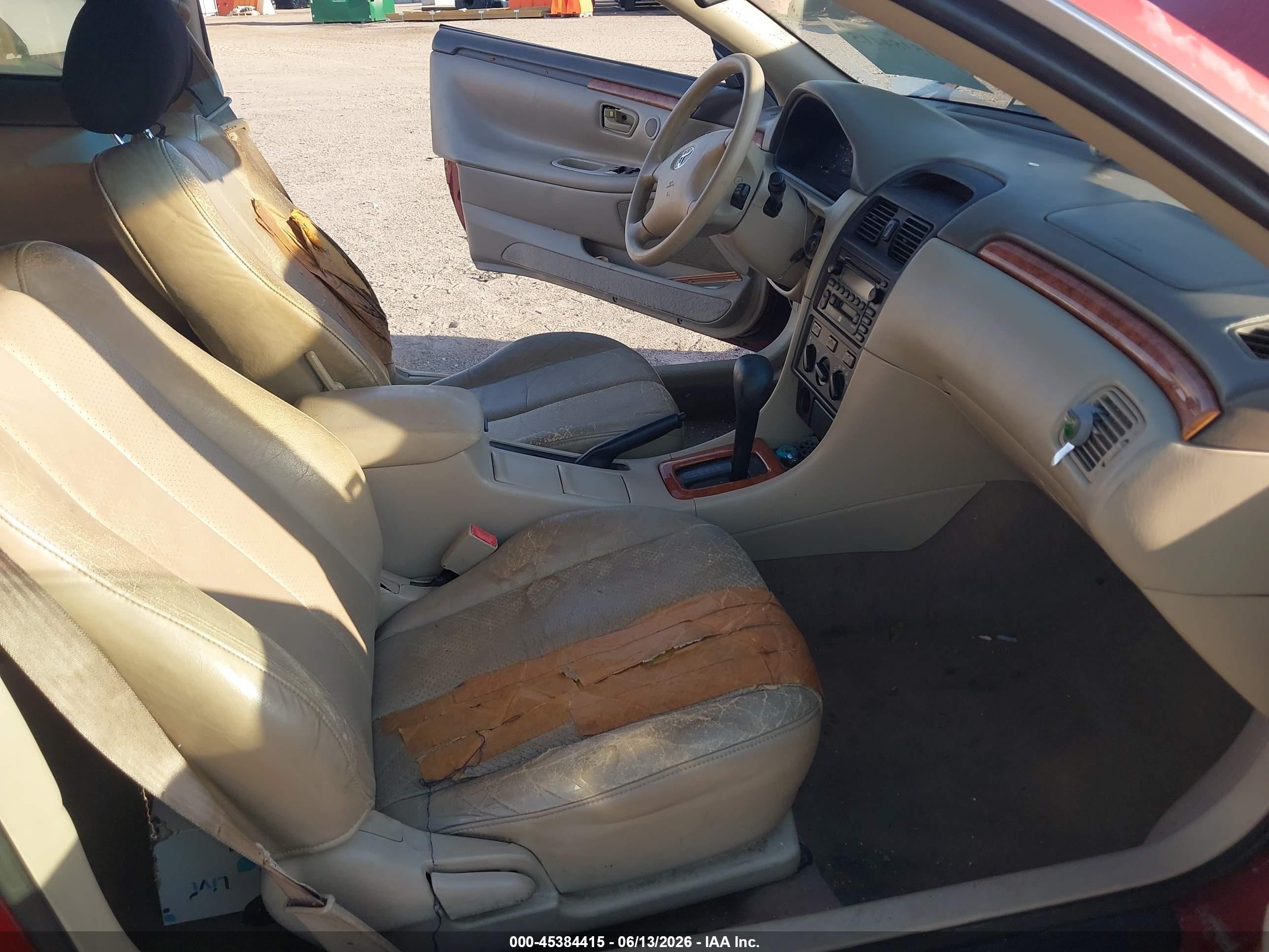 2002 Toyota Camry Solara Se Red vin: 2T1CF22P02C581901